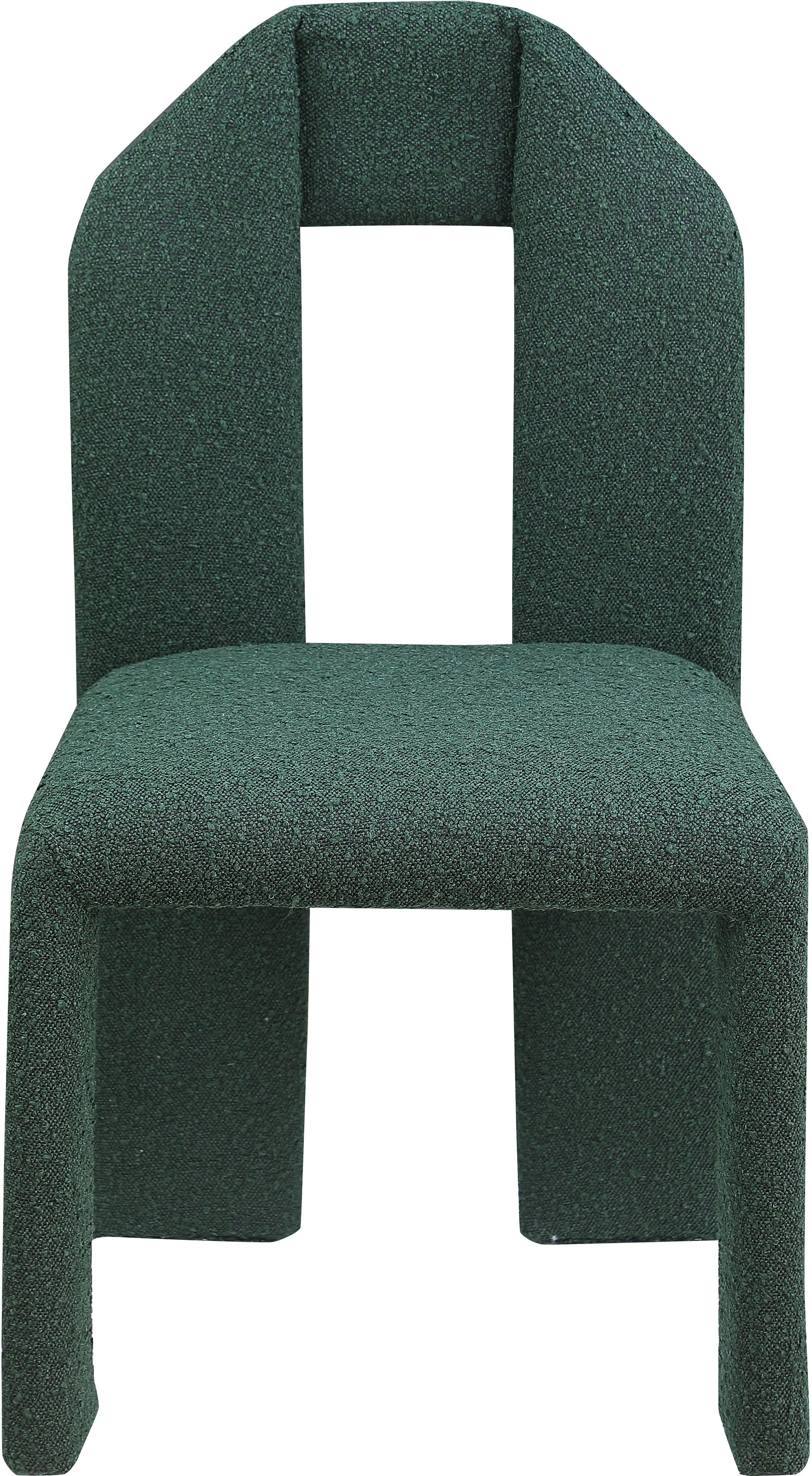 Bennett - Boucle Dining Chair (Set of 2) - Green