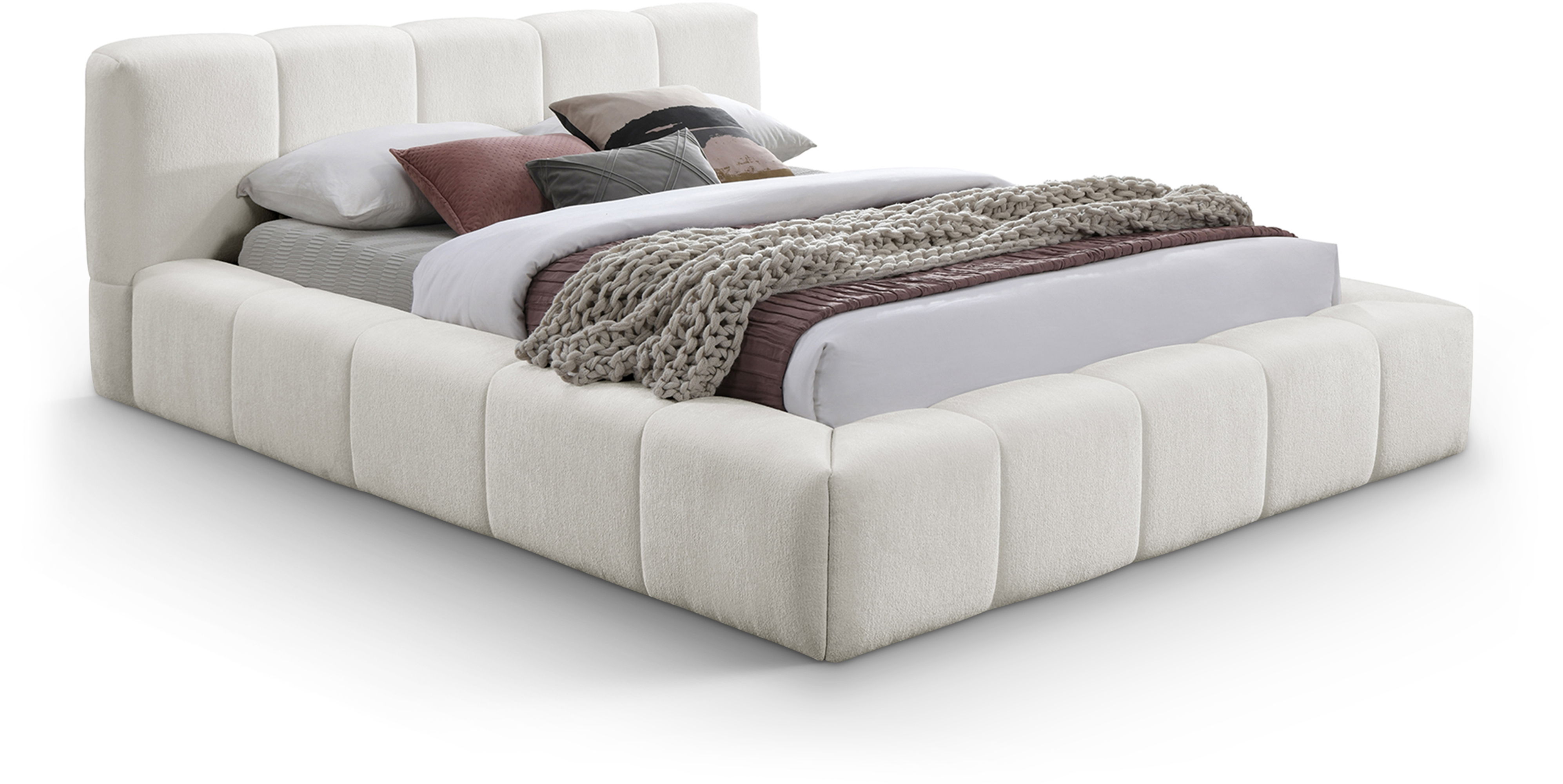 Carlin - Queen Bed - Cream
