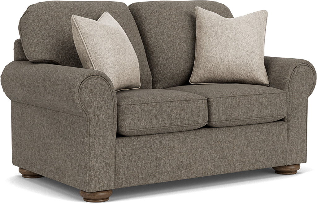Preston - Fabric Loveseat, dark gray