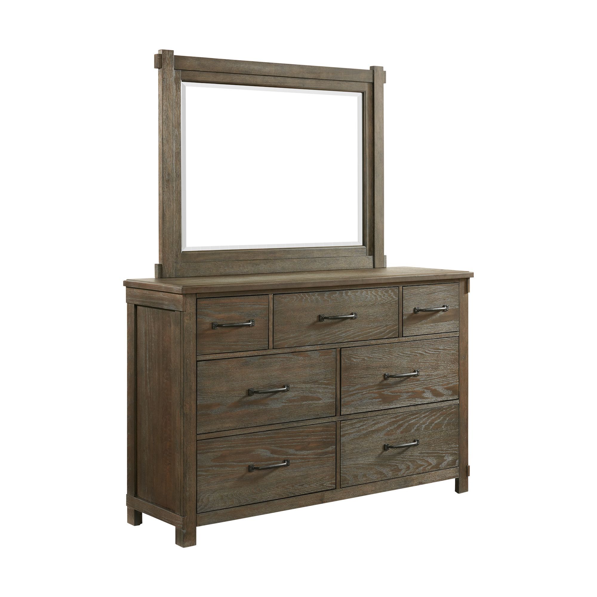 Scott - Queen Platform Storage 4 Piece Bedroom Set - Dark Brown