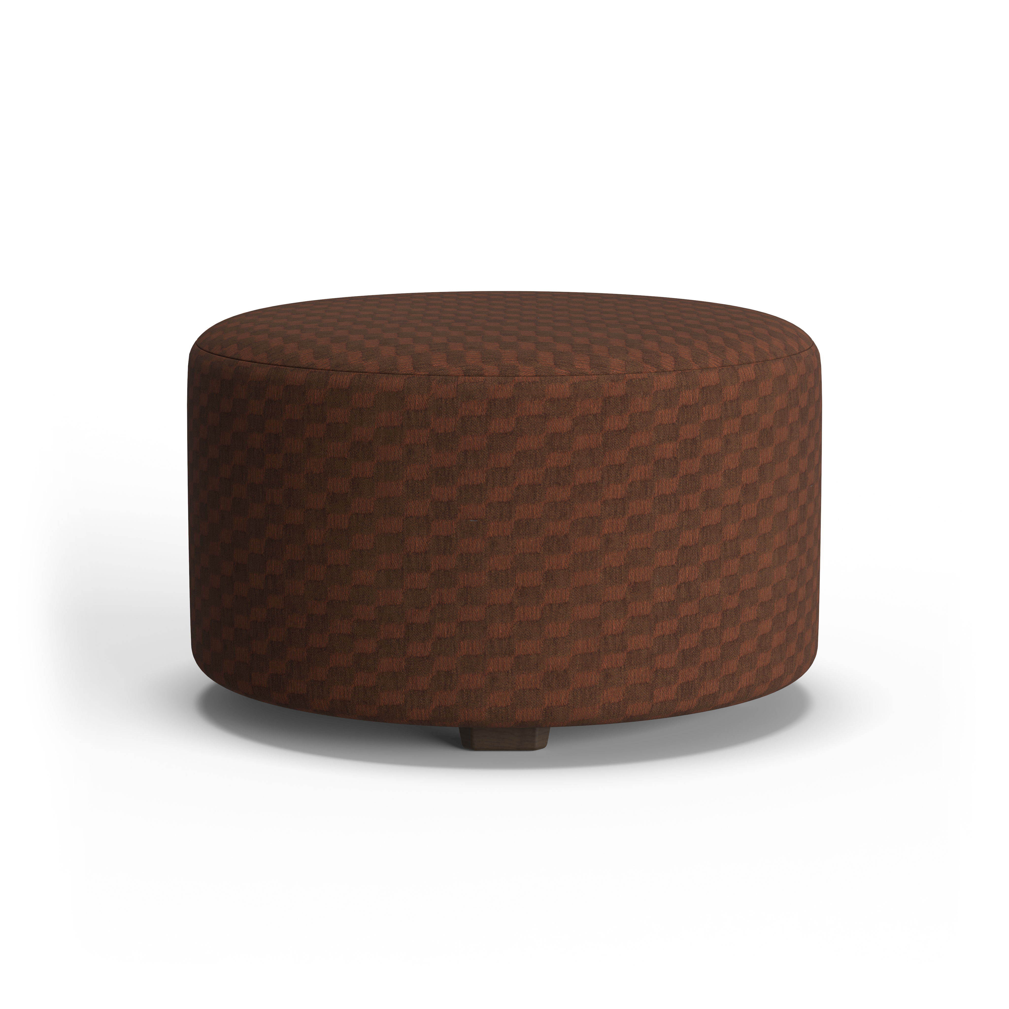 Pouf - Fabric Cocktail Ottoman, black, view 4