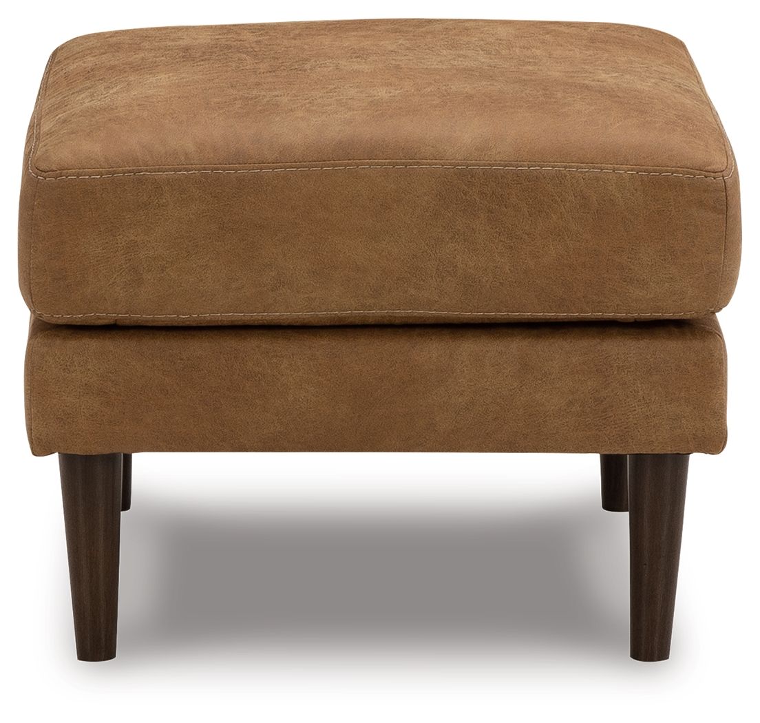 Ashley Furniture Telora - 2 Pc. - Chair, Ottoman - Caramel - Image 9