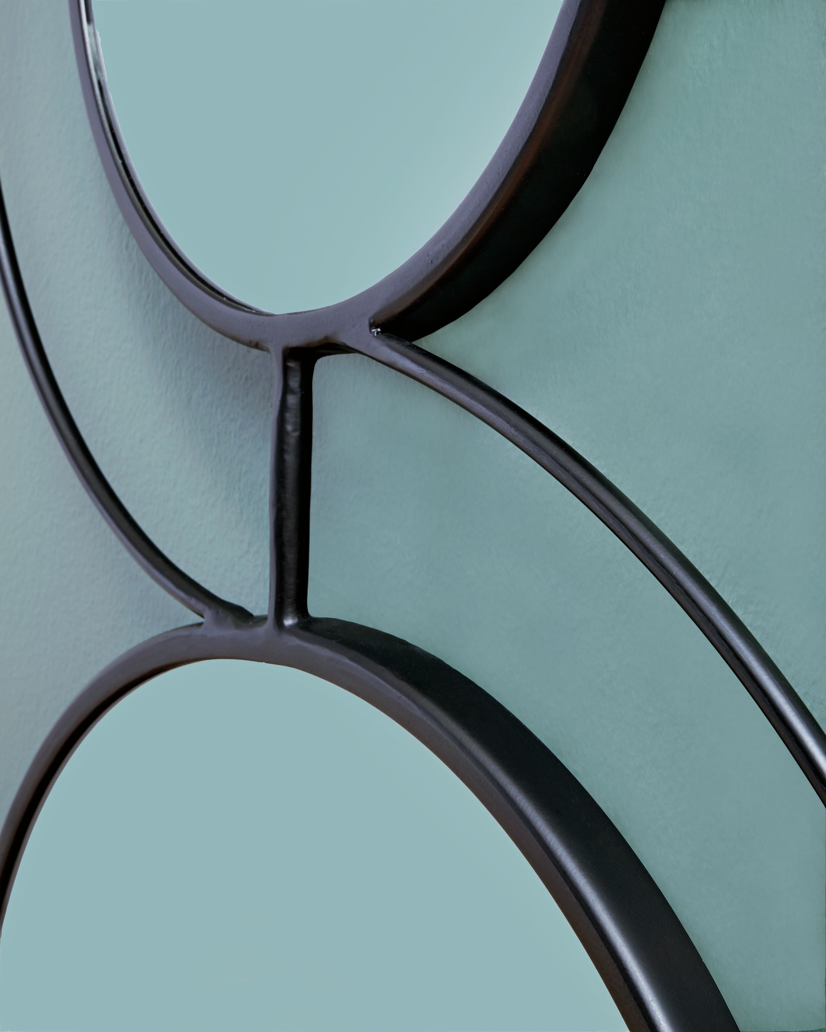 Shayham - Accent Mirror - Black, black, view 8