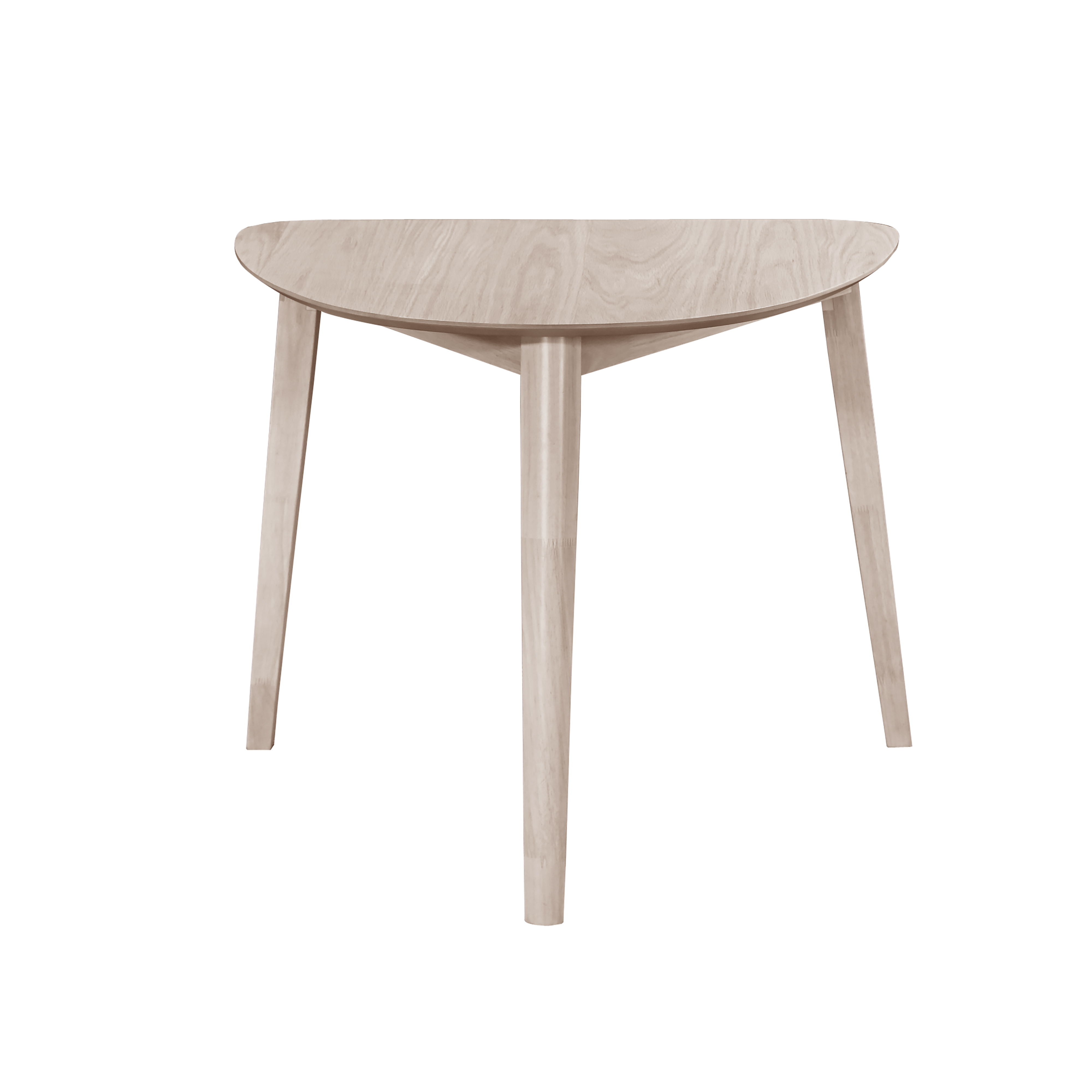 Oscar - Corner Table & 2 Chairs - White Ash
