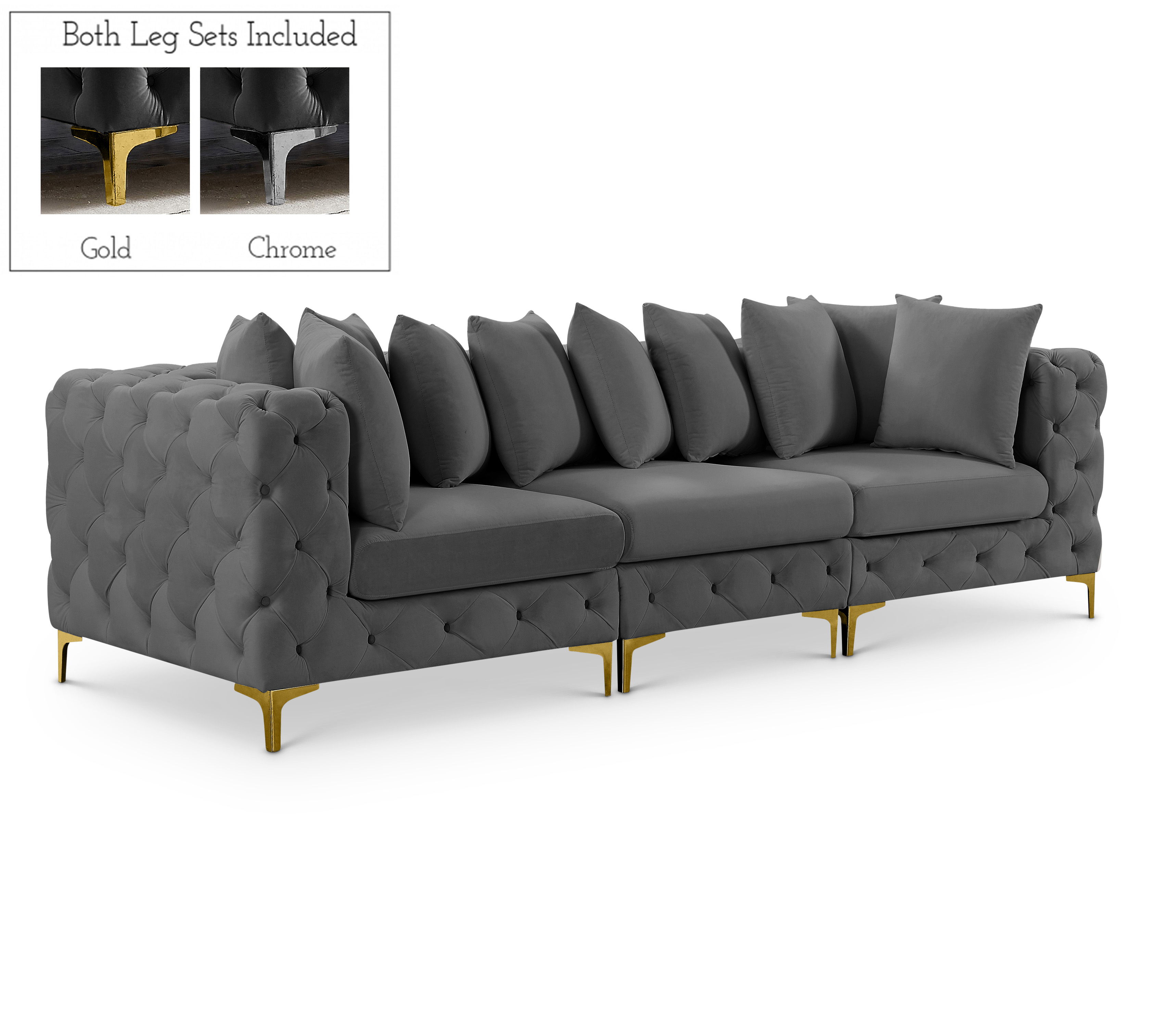 Tremblay - 3 Seat Modular Sofa - Gray