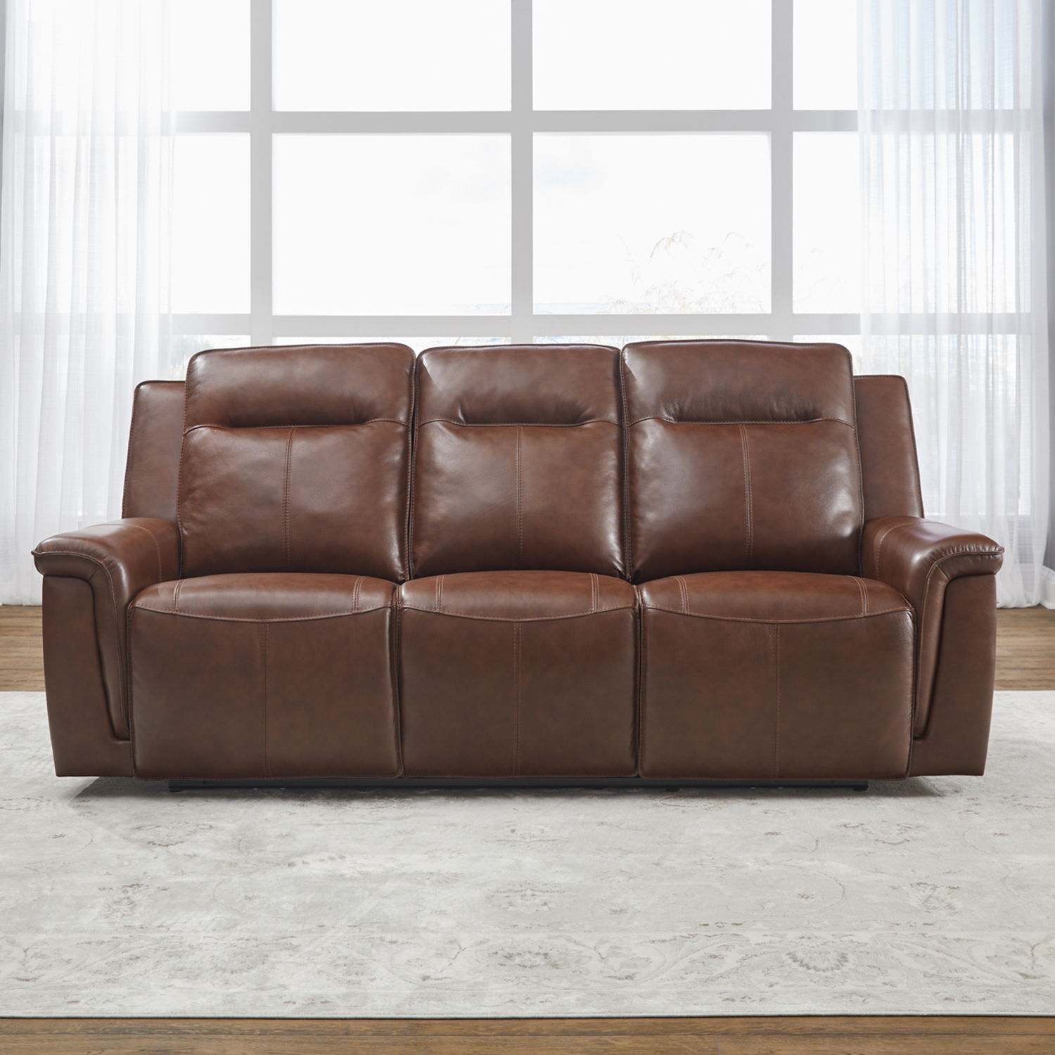 Liberty Furniture Avery - Sofa P2 - Cognac