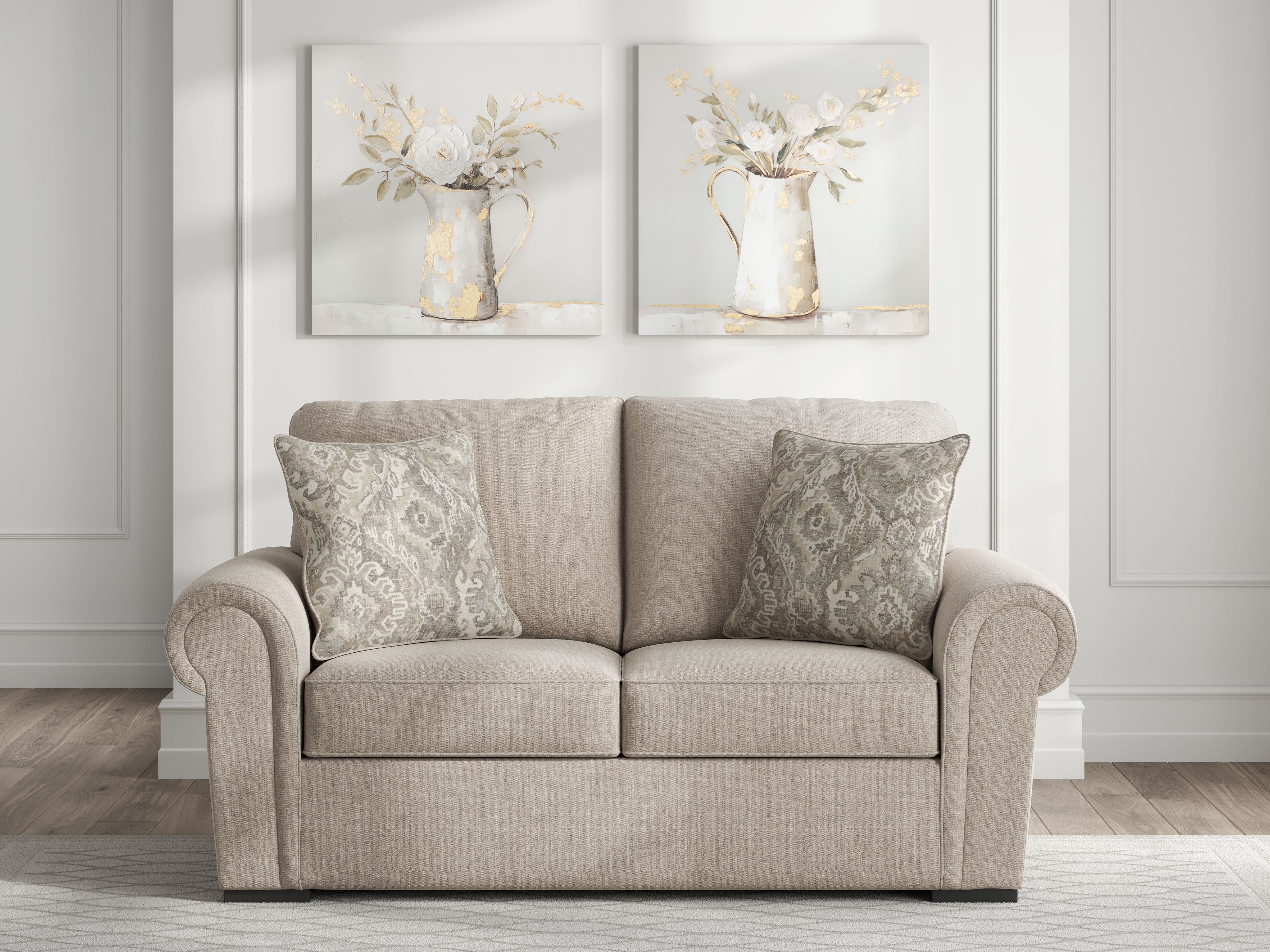 Ashley Furniture Sararose - Loveseat - Heather - Image 2