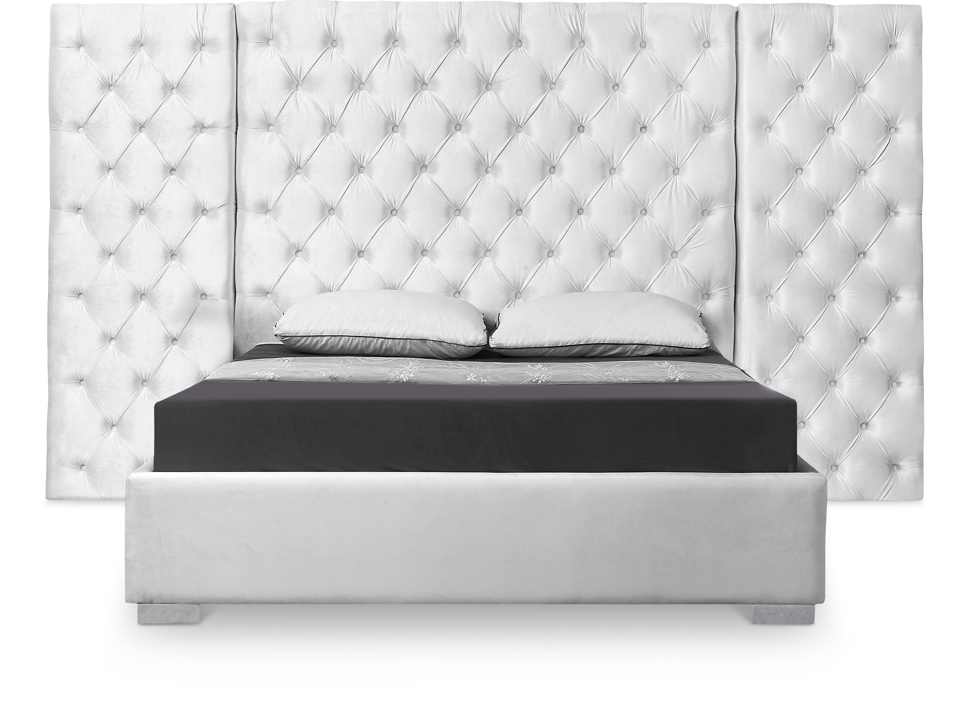 Grande - King Bed - White
