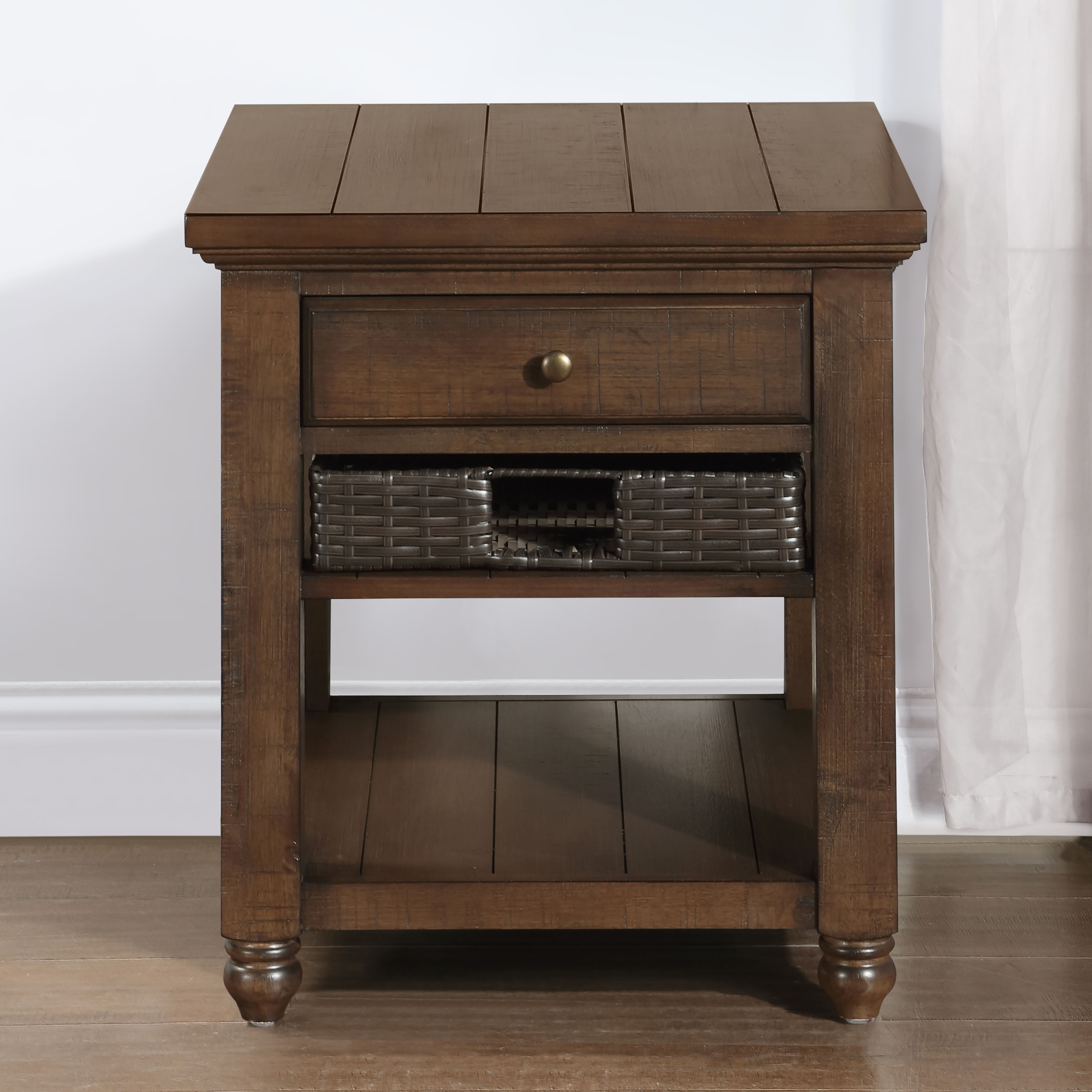 Oliver - End Table - Brown