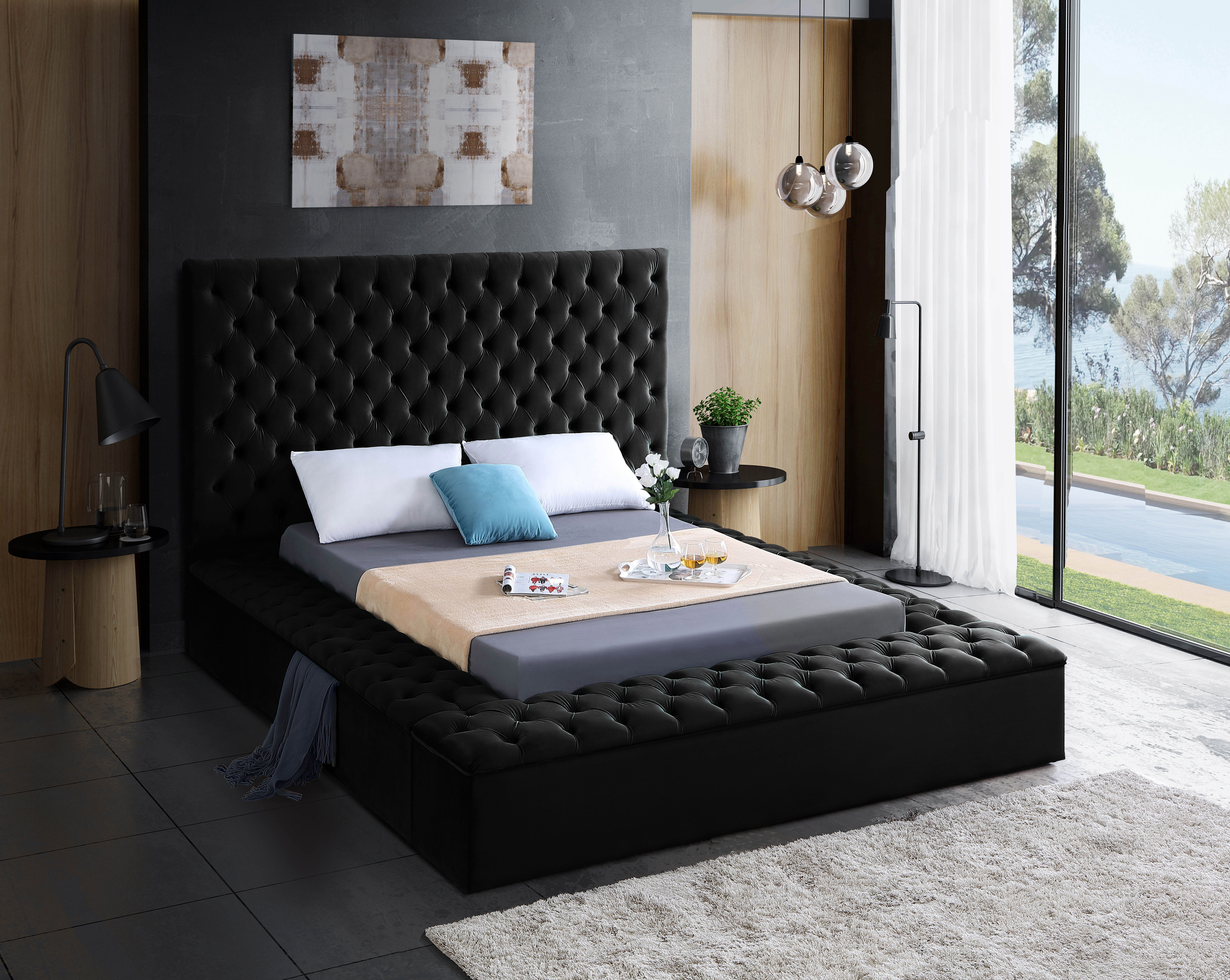 Bliss - King Bed - Black