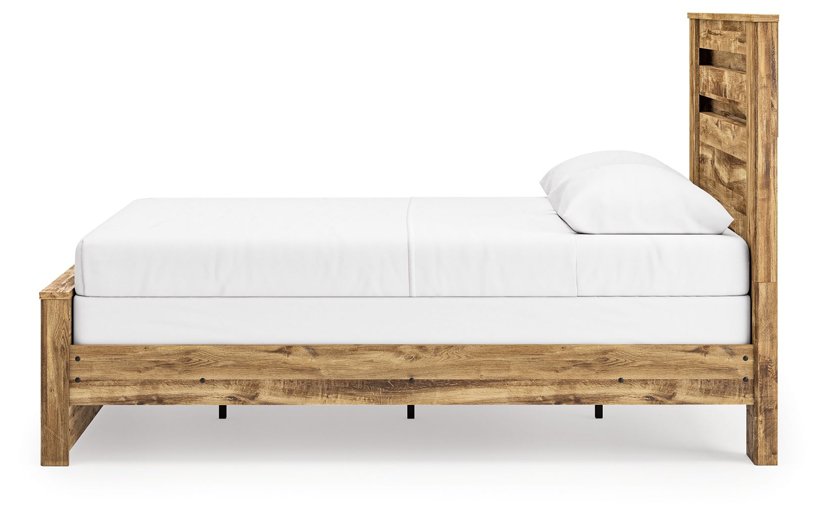 Ashley Furniture Maystonna - Queen Panel Bed - Brown - Image 8