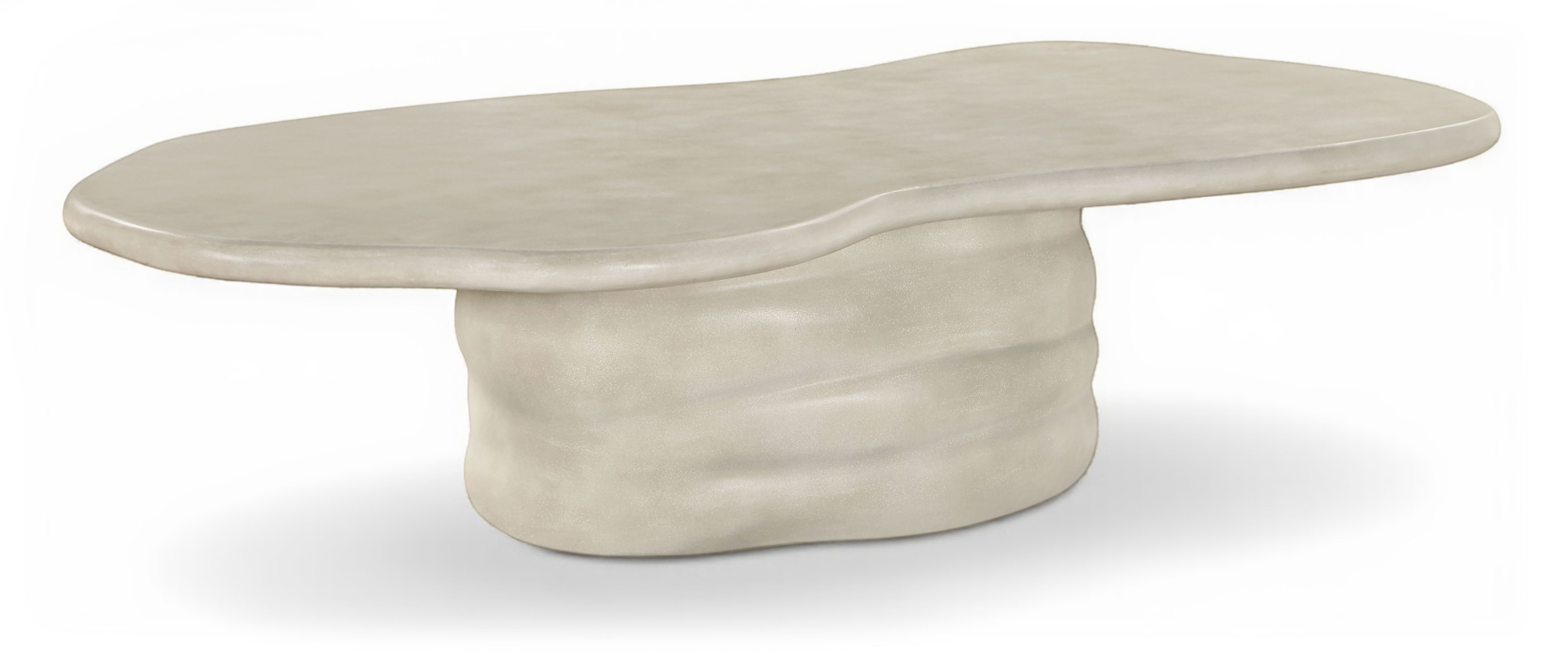 Branna - Concrete Coffee Table - Beige