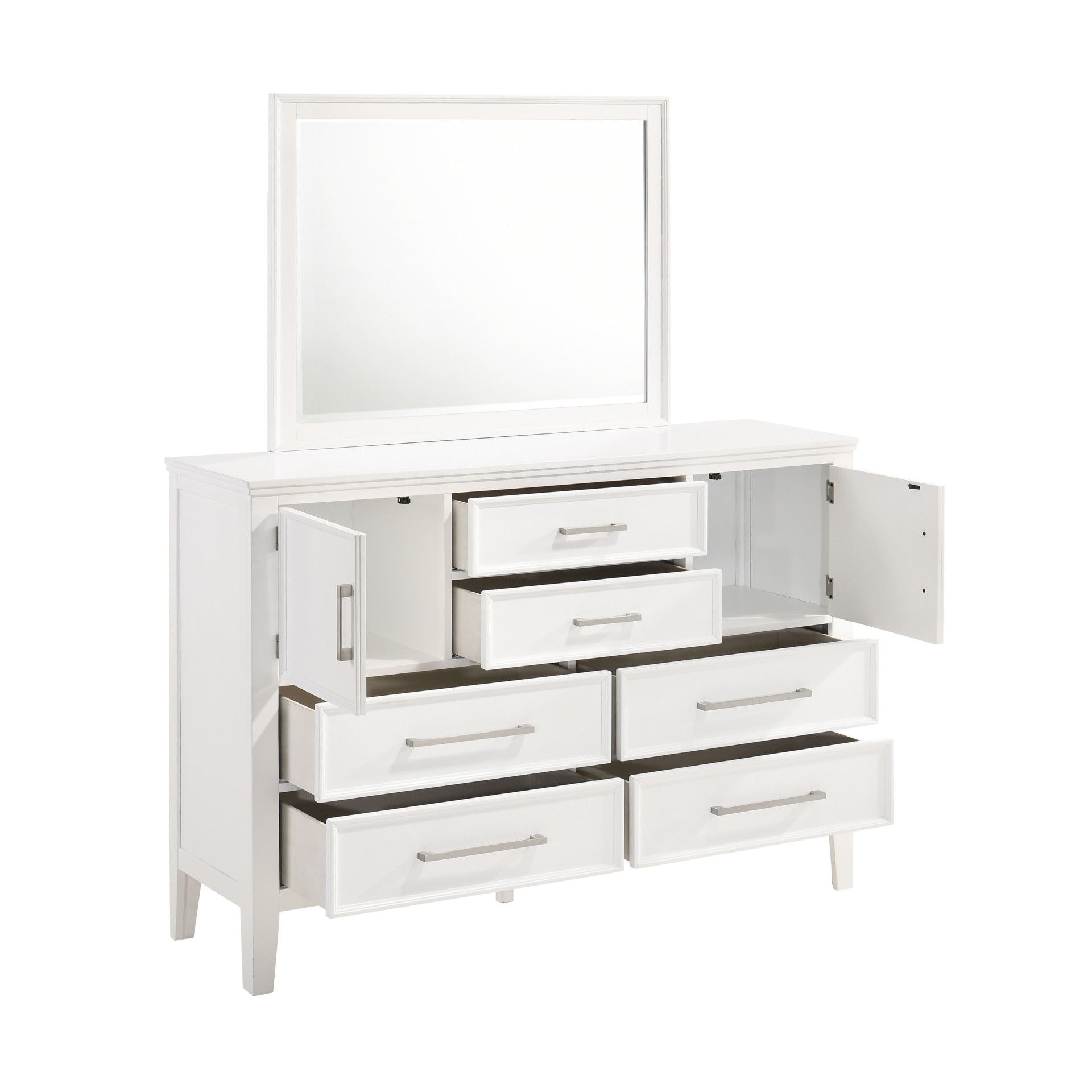 Andover - Mirror - White