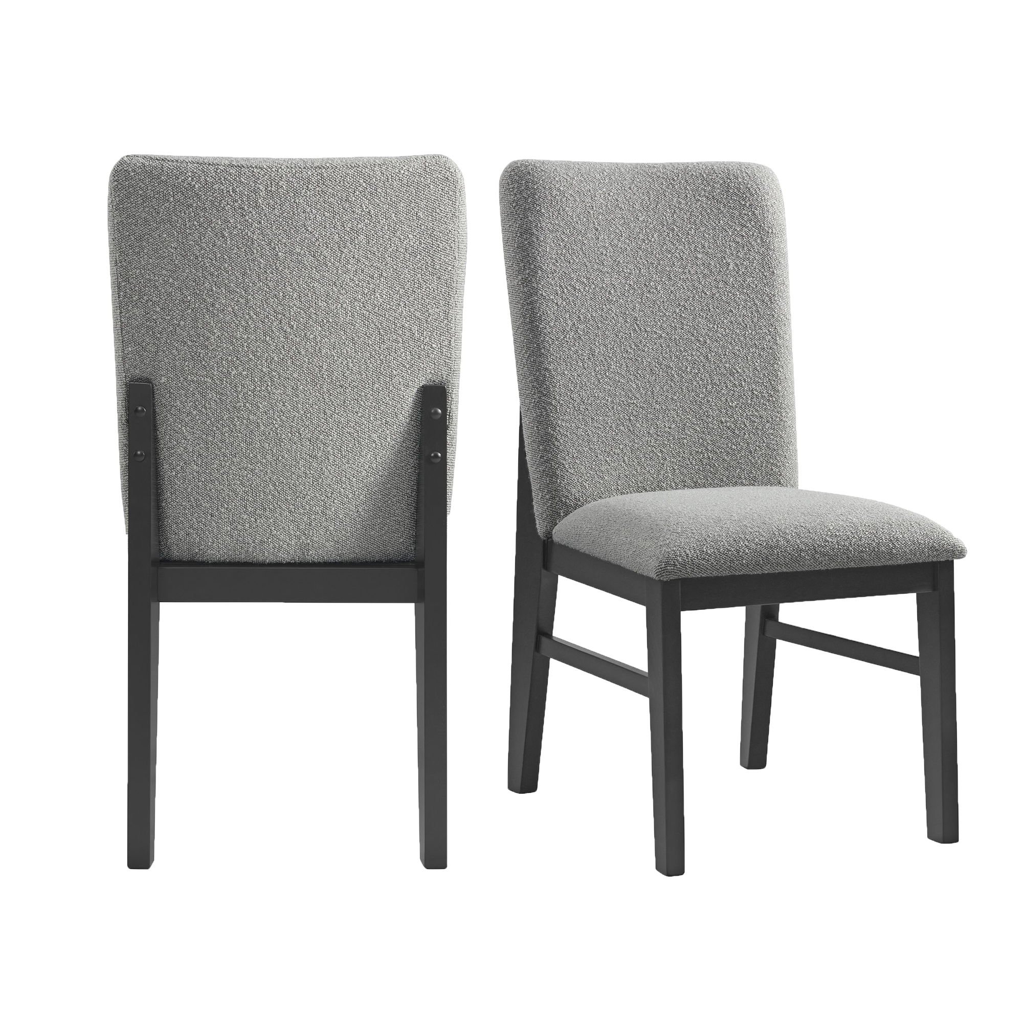 Side Chair With Gray Fabric PGY1113-4 (Set of 2)