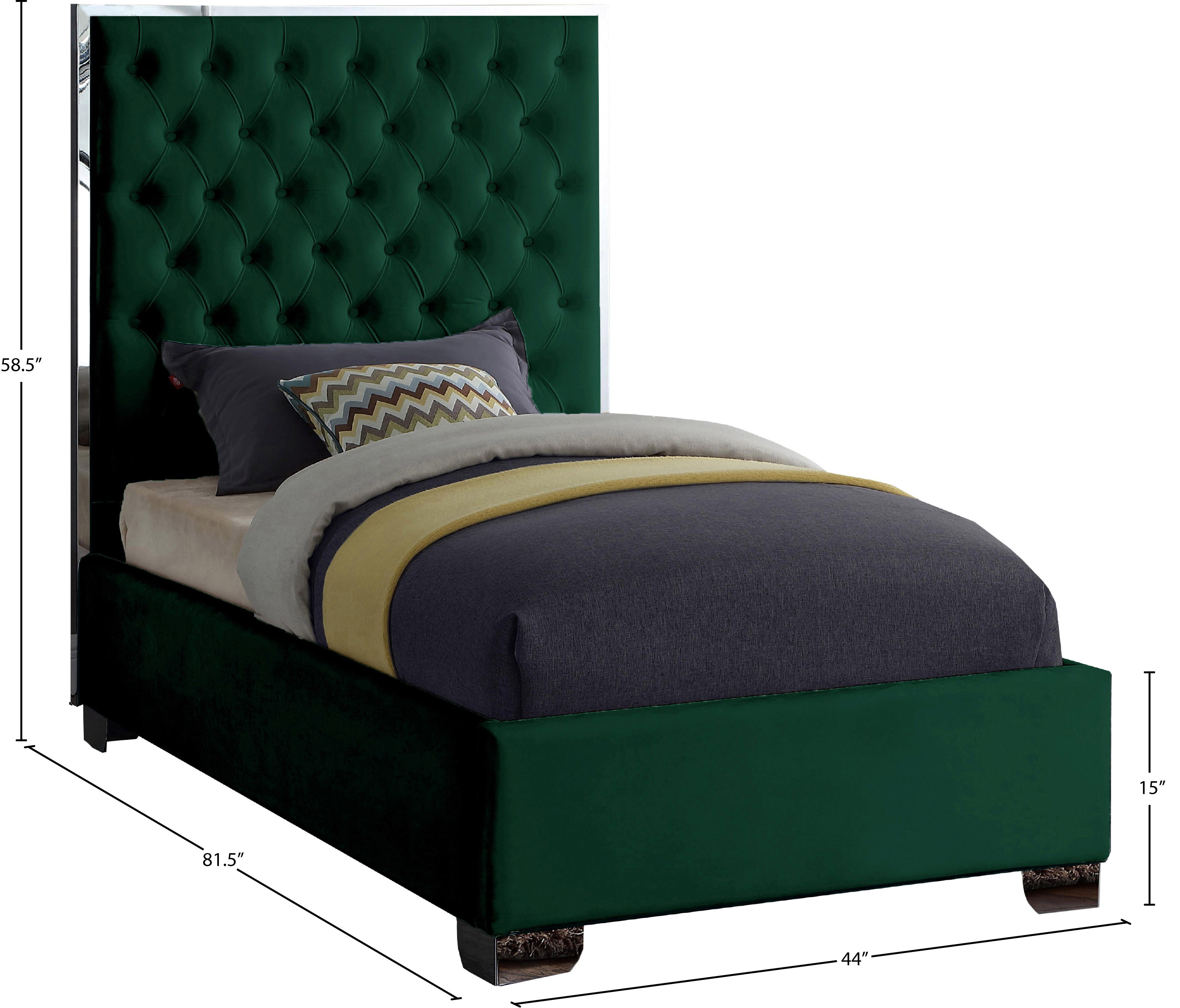 Lexi - Twin Bed - Green