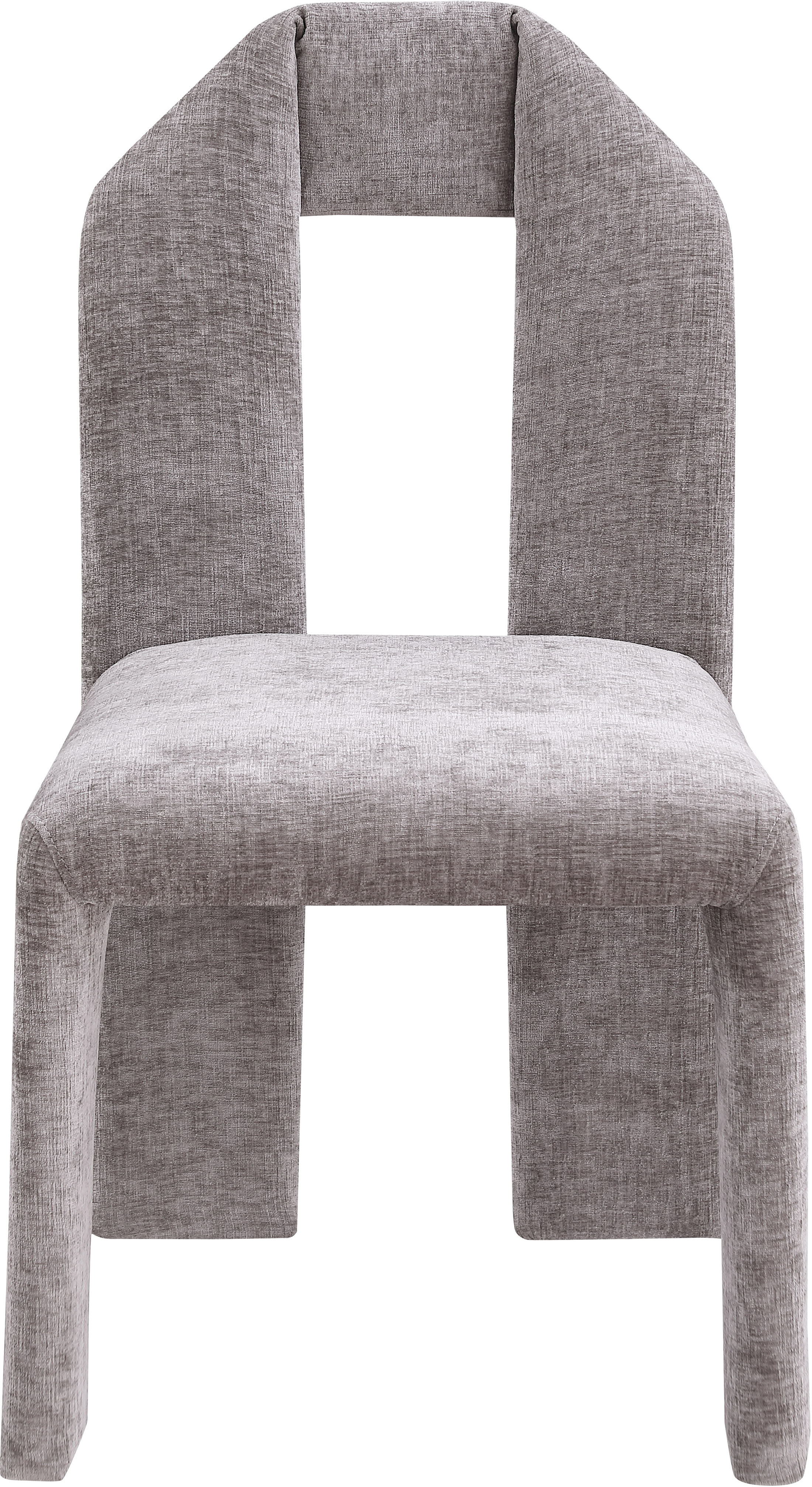 Bennett - Chenille Dining Chair (Set of 2) - Gray