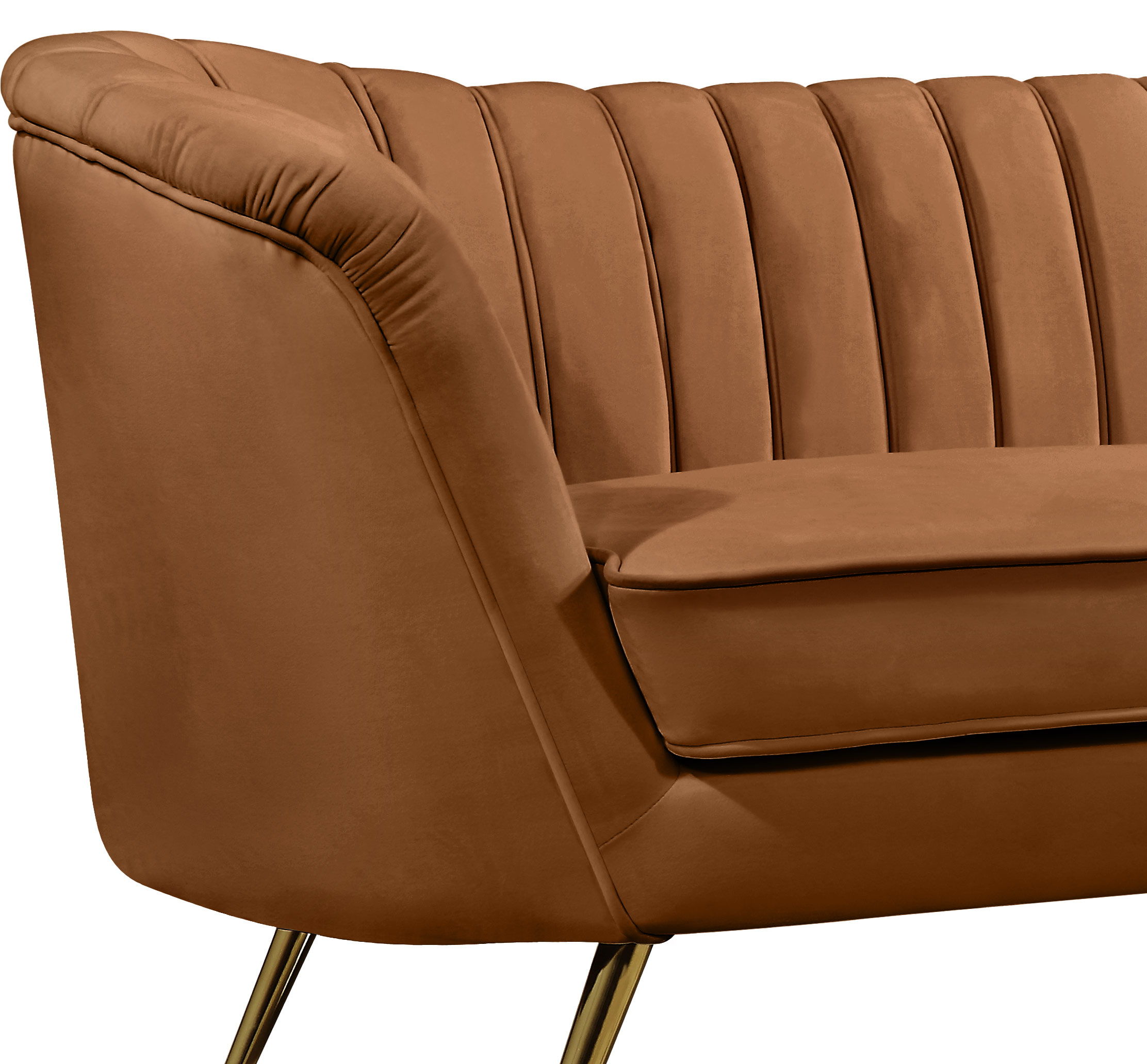 Margo - Loveseat - Saddle