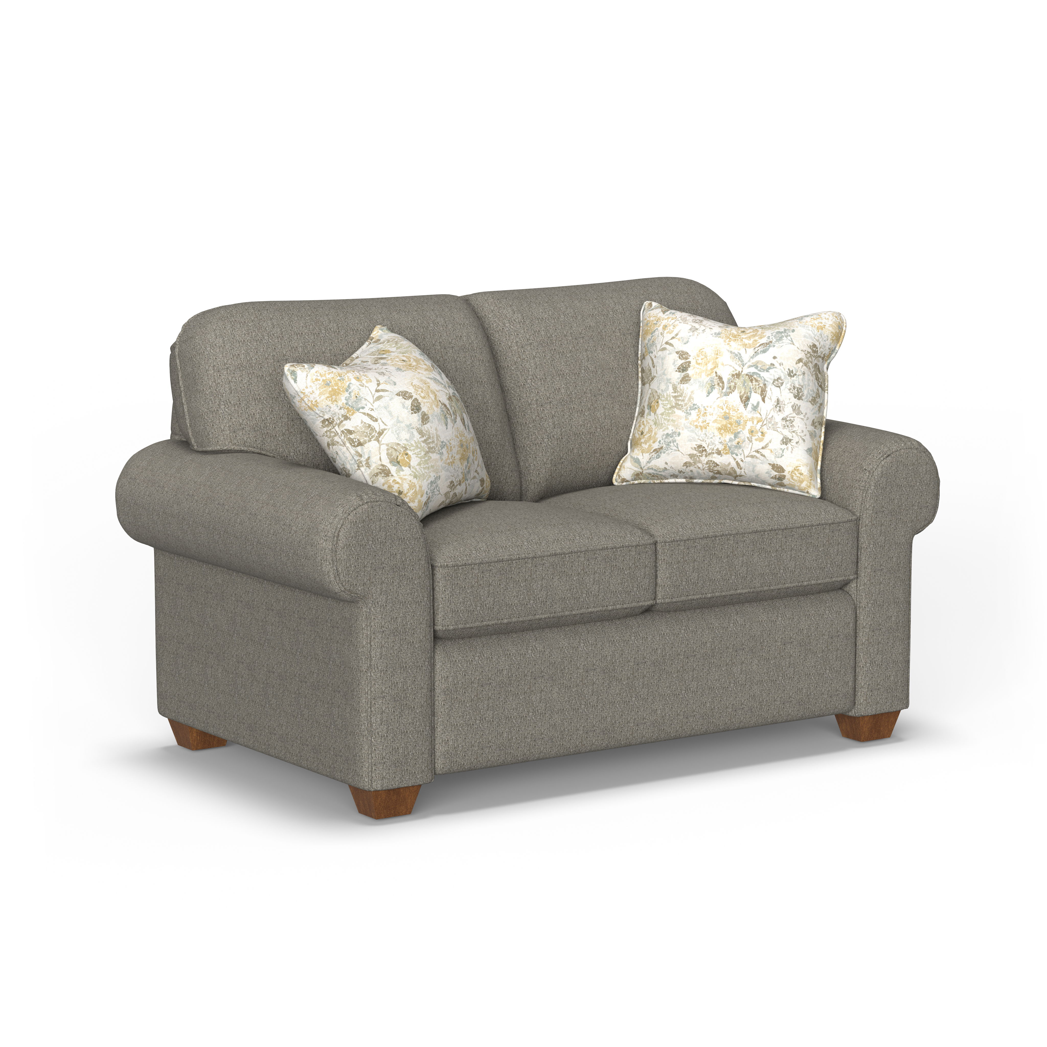 Thornton - Fabric Loveseat, gray