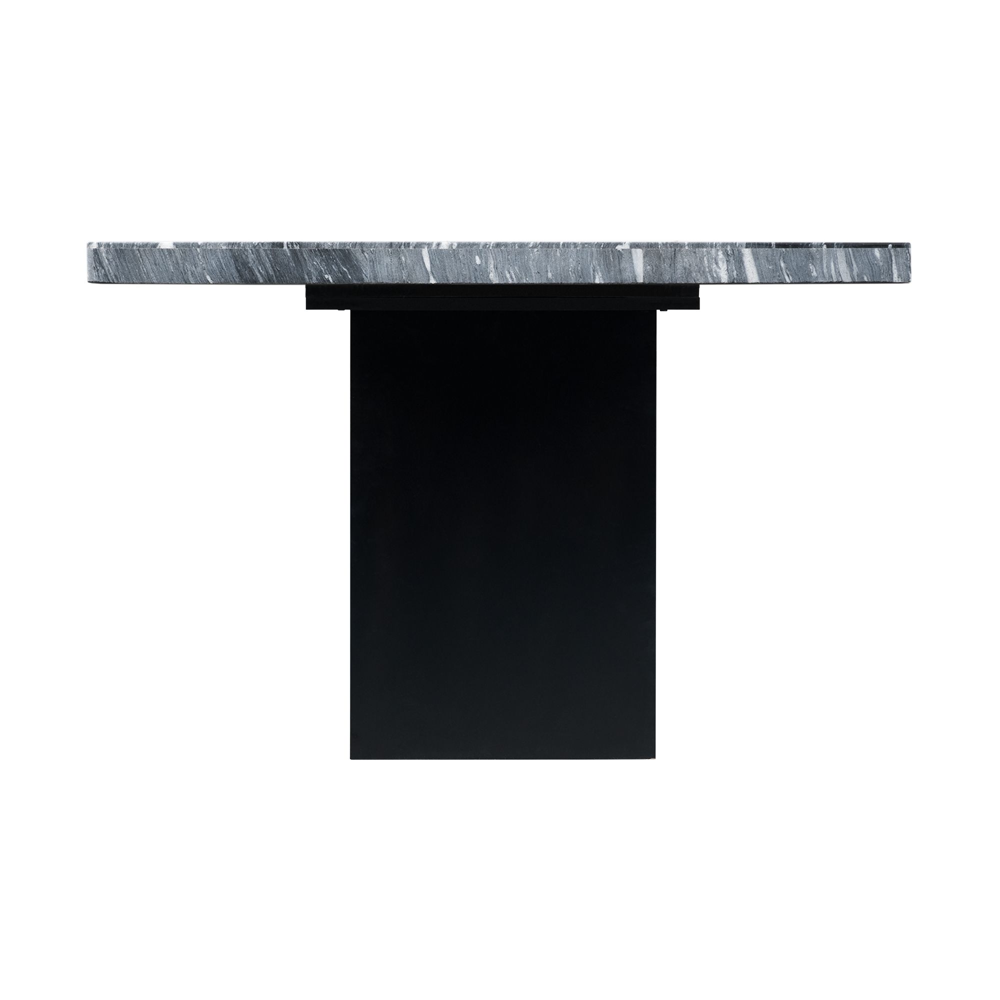 Valentino - Complete Table - Gray Marble