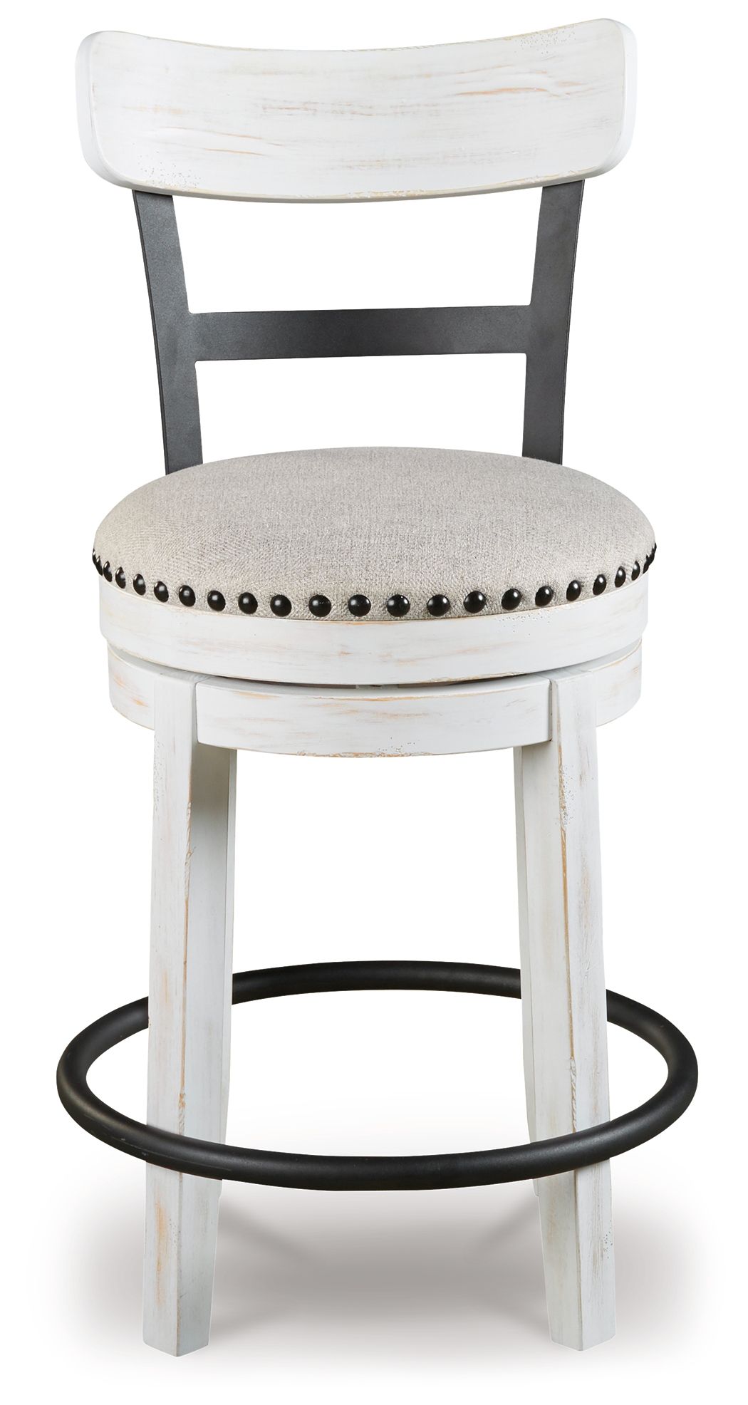 Valebeck - UPH Swivel Barstool  - White