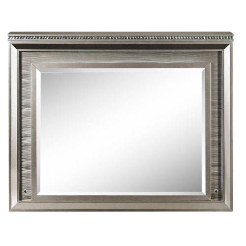 Sadie - Mirror With LED - Dark Champagne, dark brown