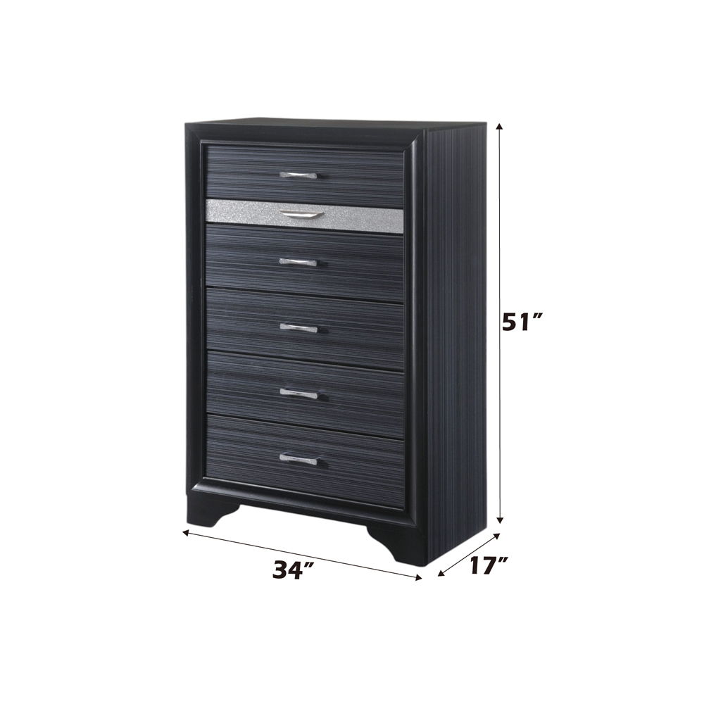 Naima - Chest - Black, black, view 7