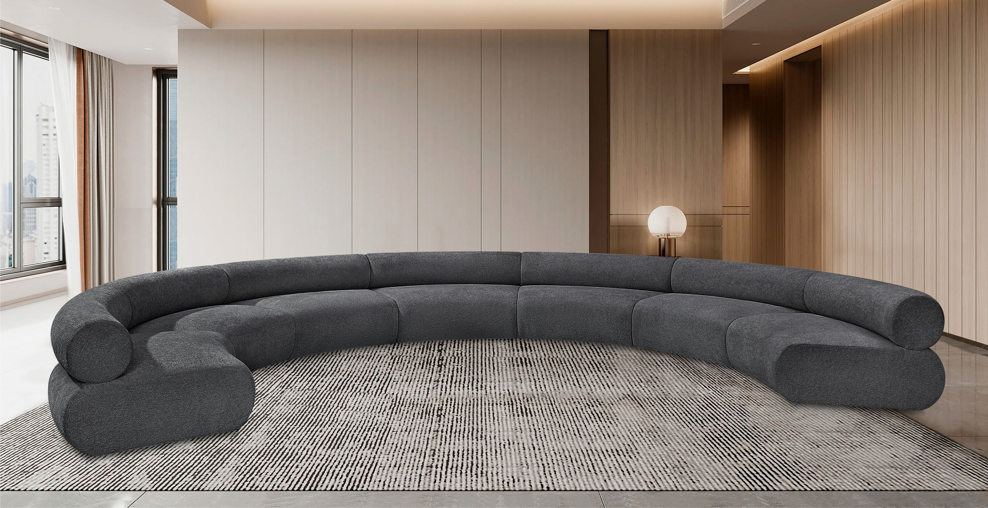 Bale - 7 Piece Modular Sofa - Gray