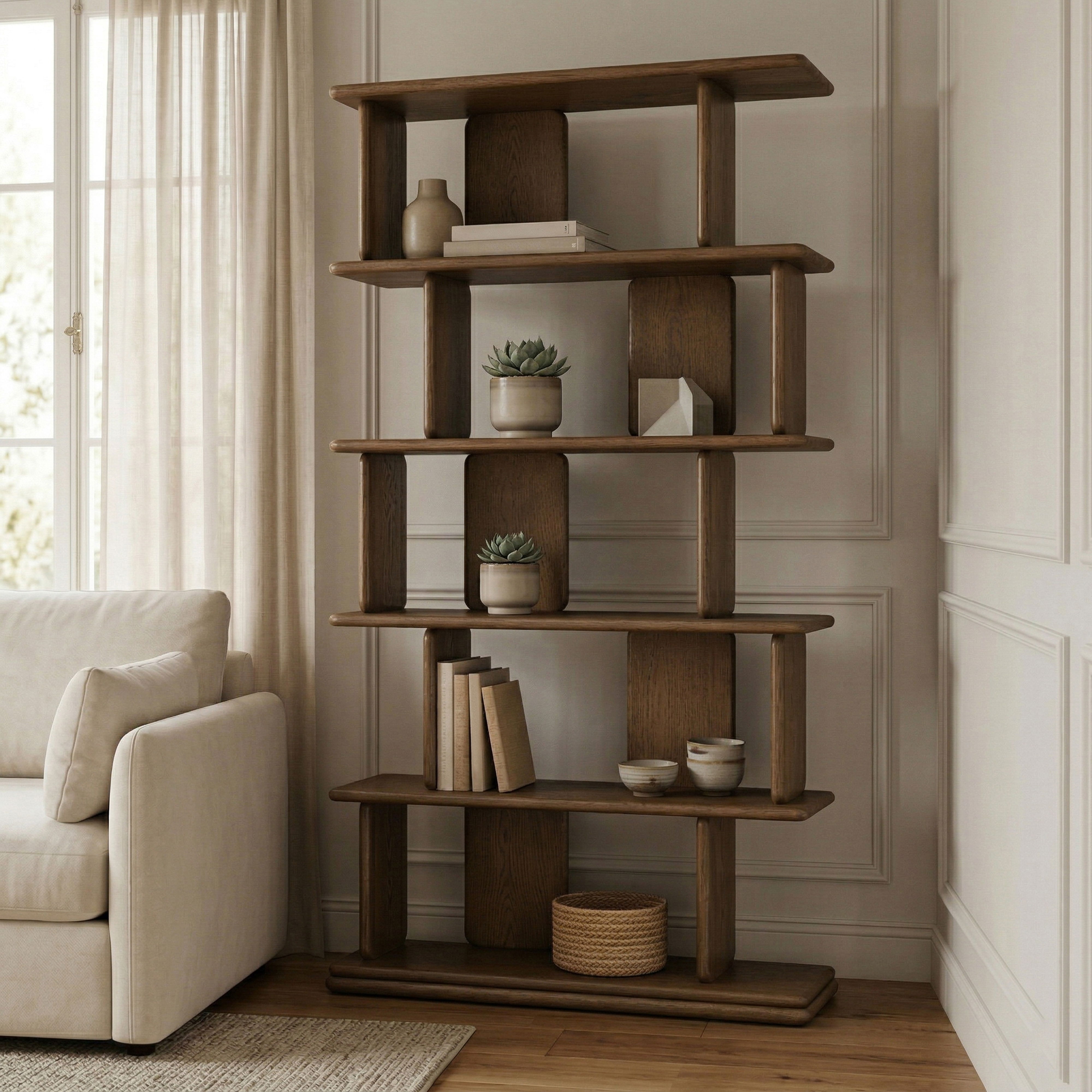 Nexa - Bookcase - Brown