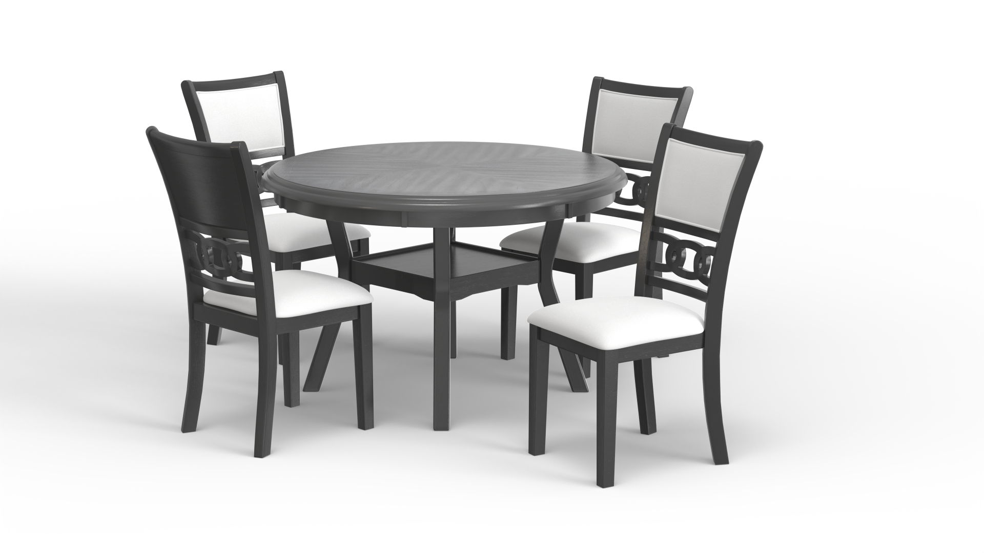 5 Pc · Round Dining Set