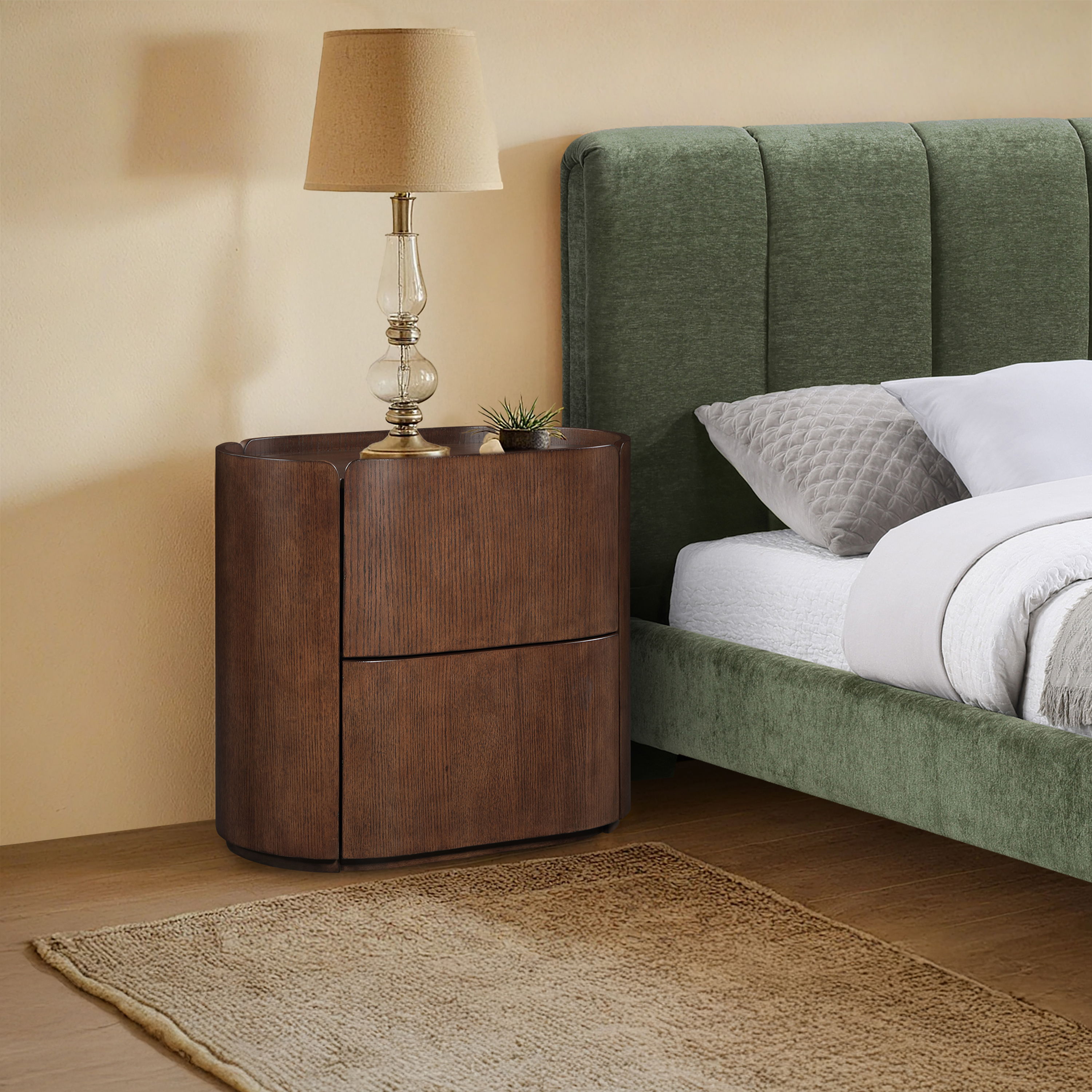 Everett - Night Stand - Brown