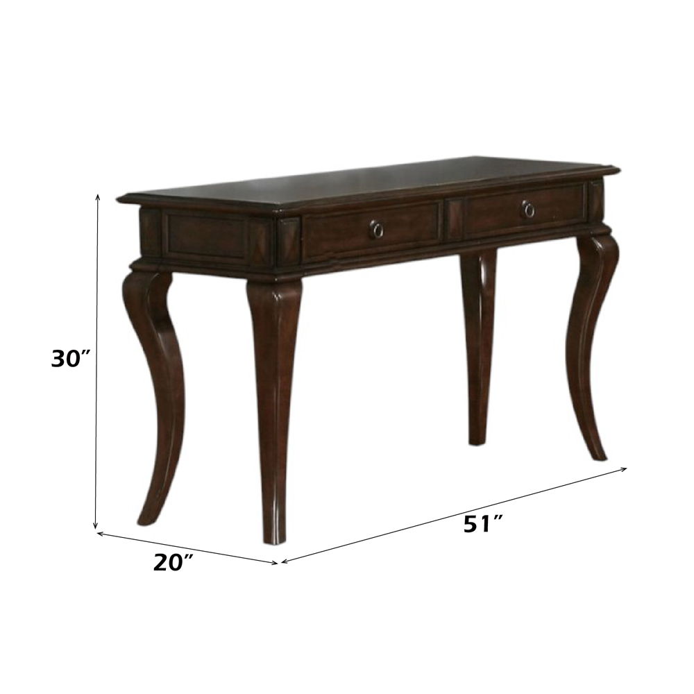 Amado - Sofa Table - Walnut, dark brown, view 3