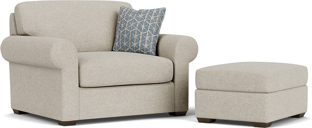Randall - Fabric Chair, white, view 4