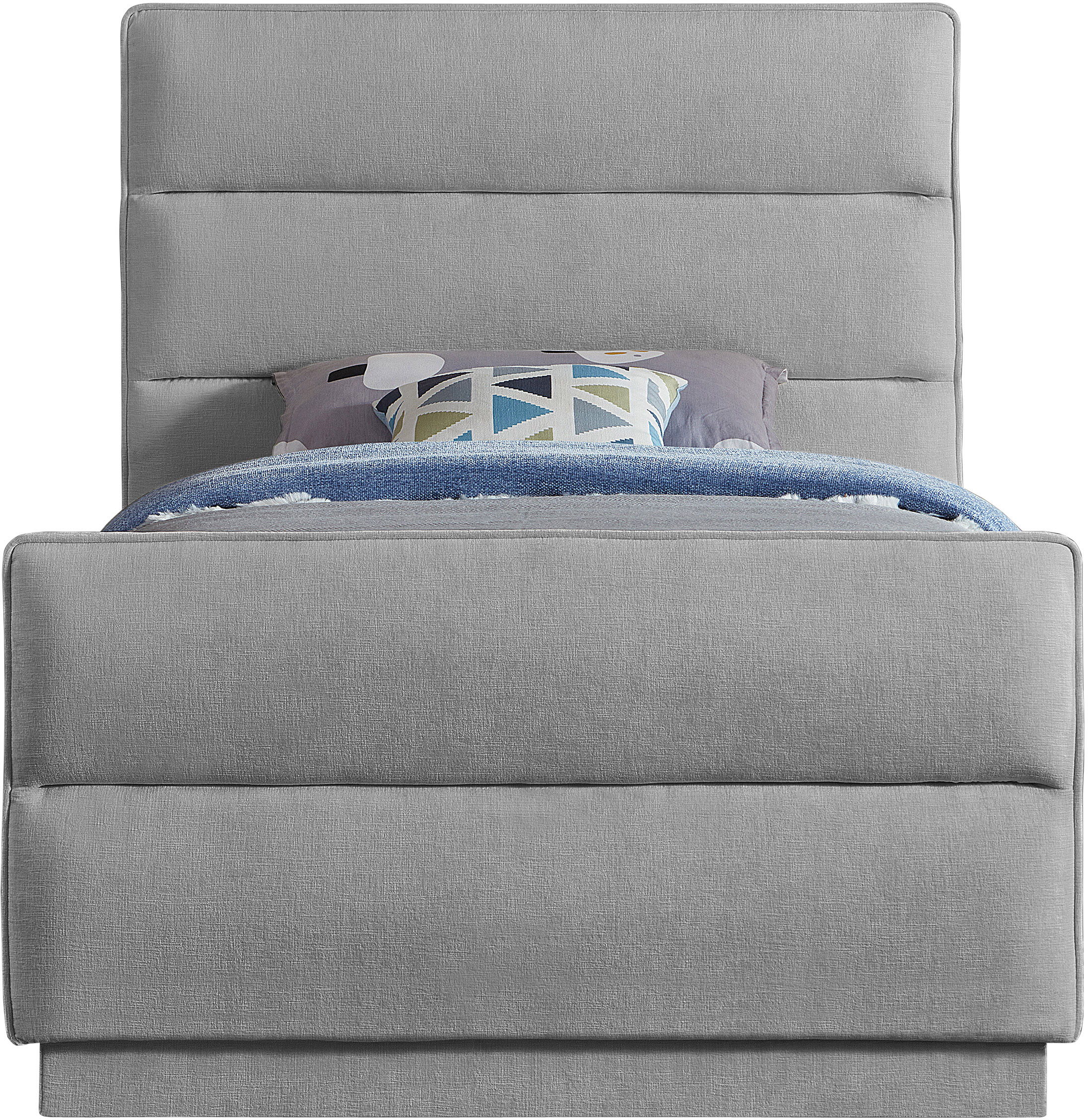 Paxton - Twin Bed - Gray