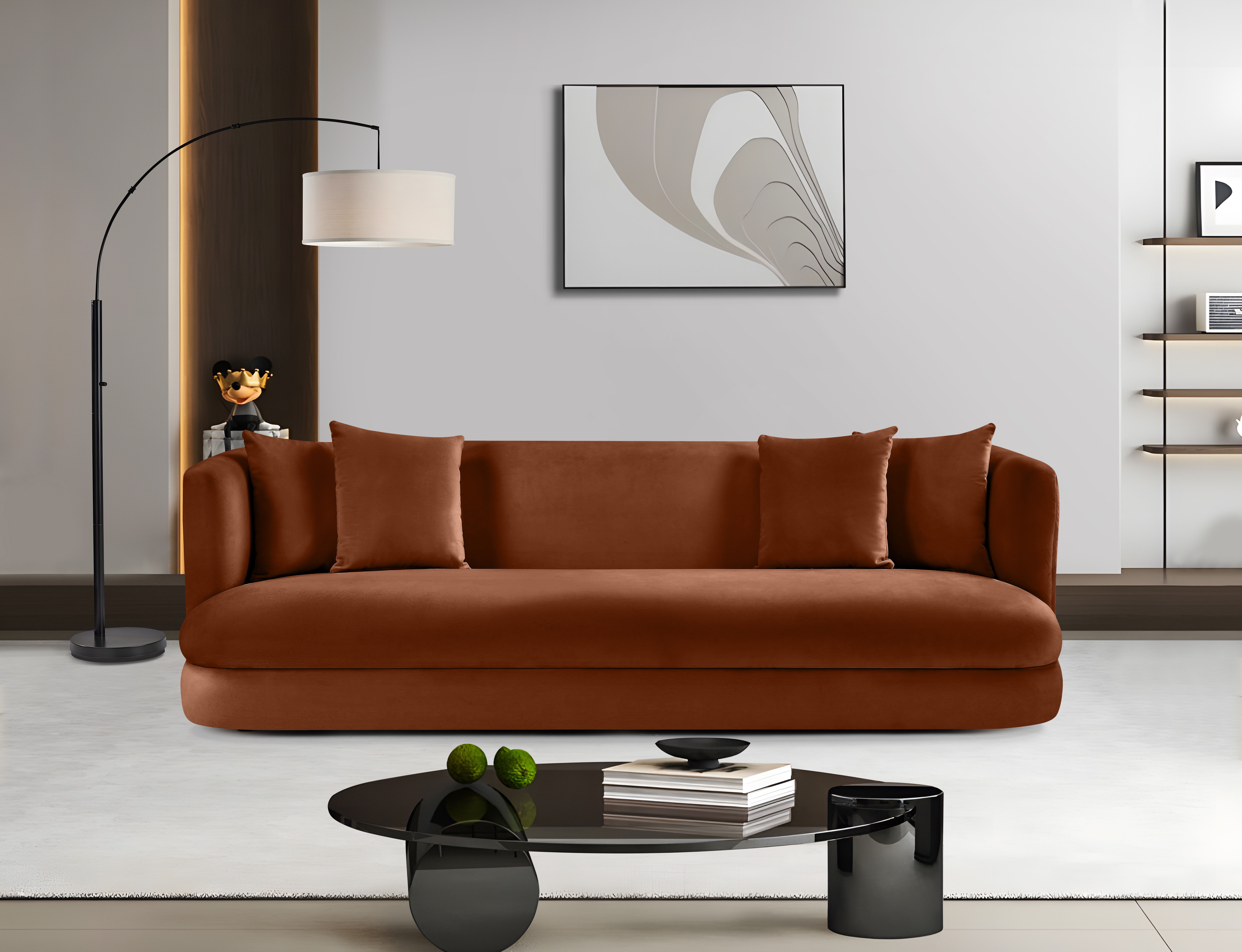 Alder - Sofa - Cognac