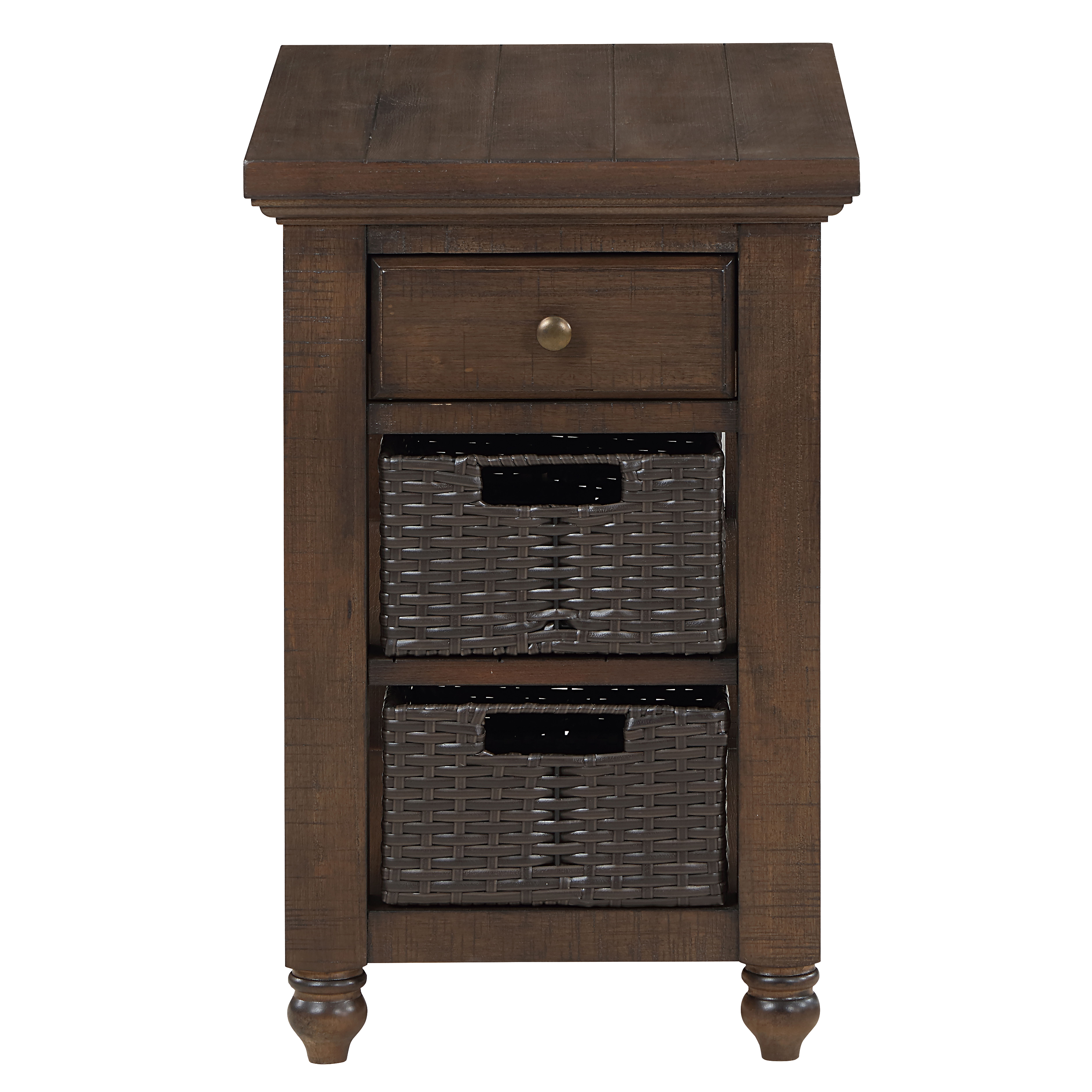 Oliver - Side Table - Brown