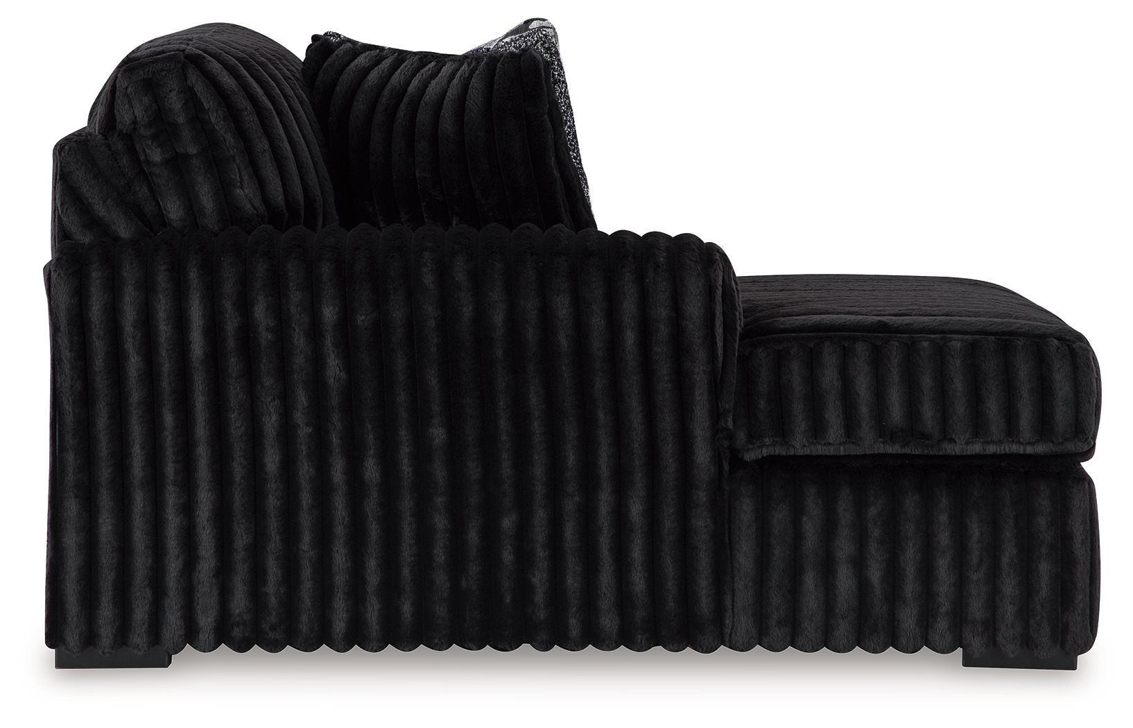 Ashley Furniture Midnight-Madness - 3-Piece Sectional With Laf Corner Chaise - Onyx - Image 8