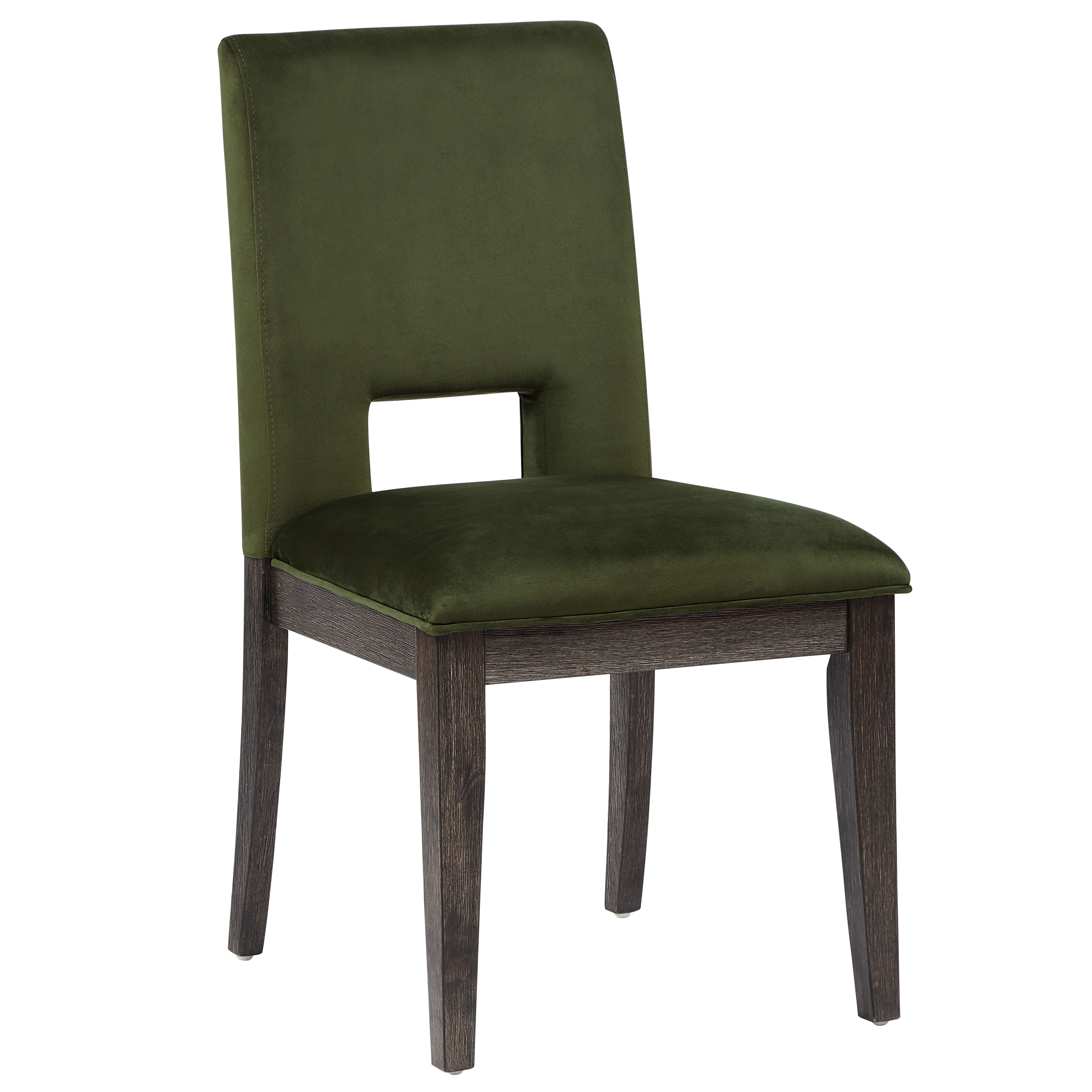 Evan - Side Chair - Green / Brown
