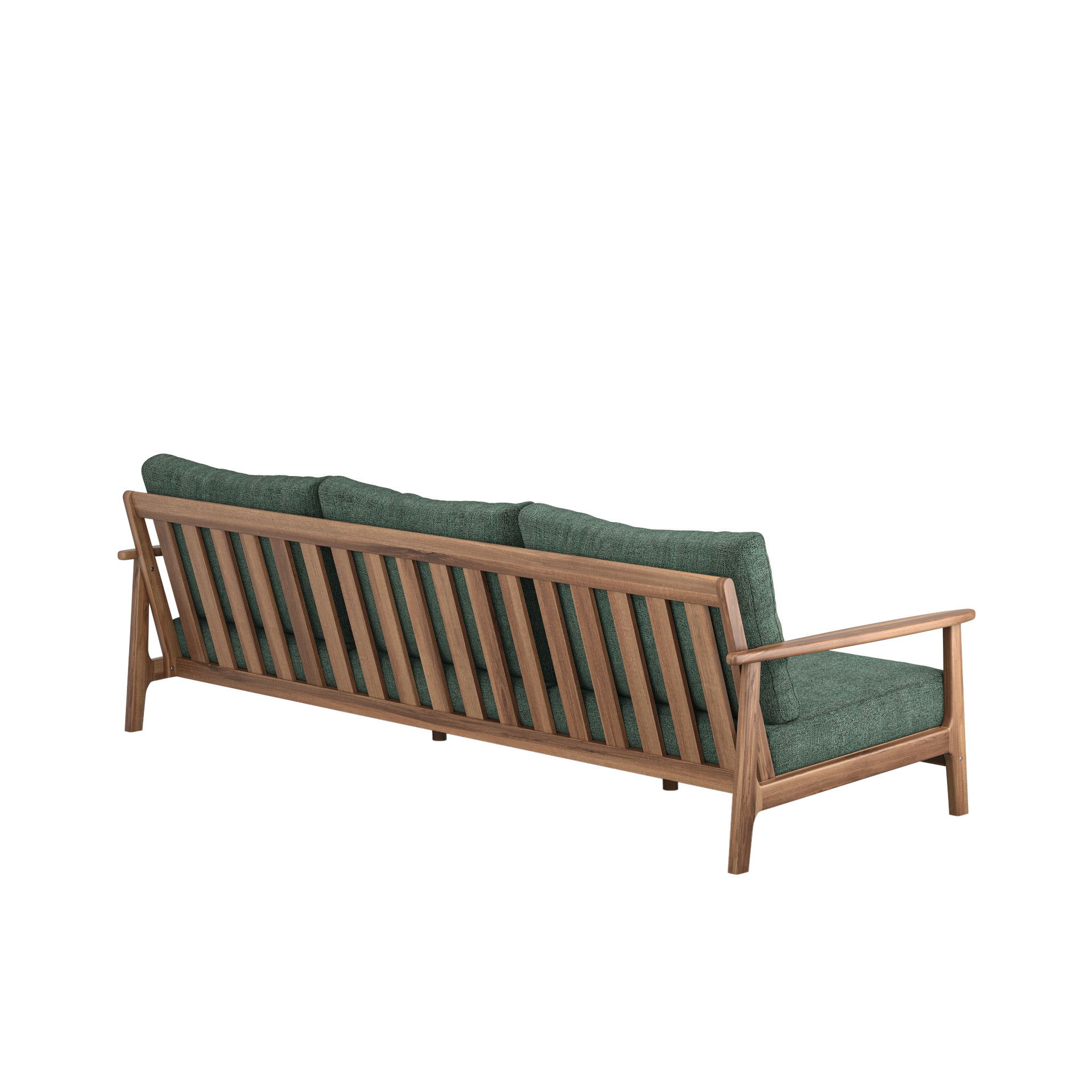 Ashton - Patio Sofa - Moss, light brown, view 4