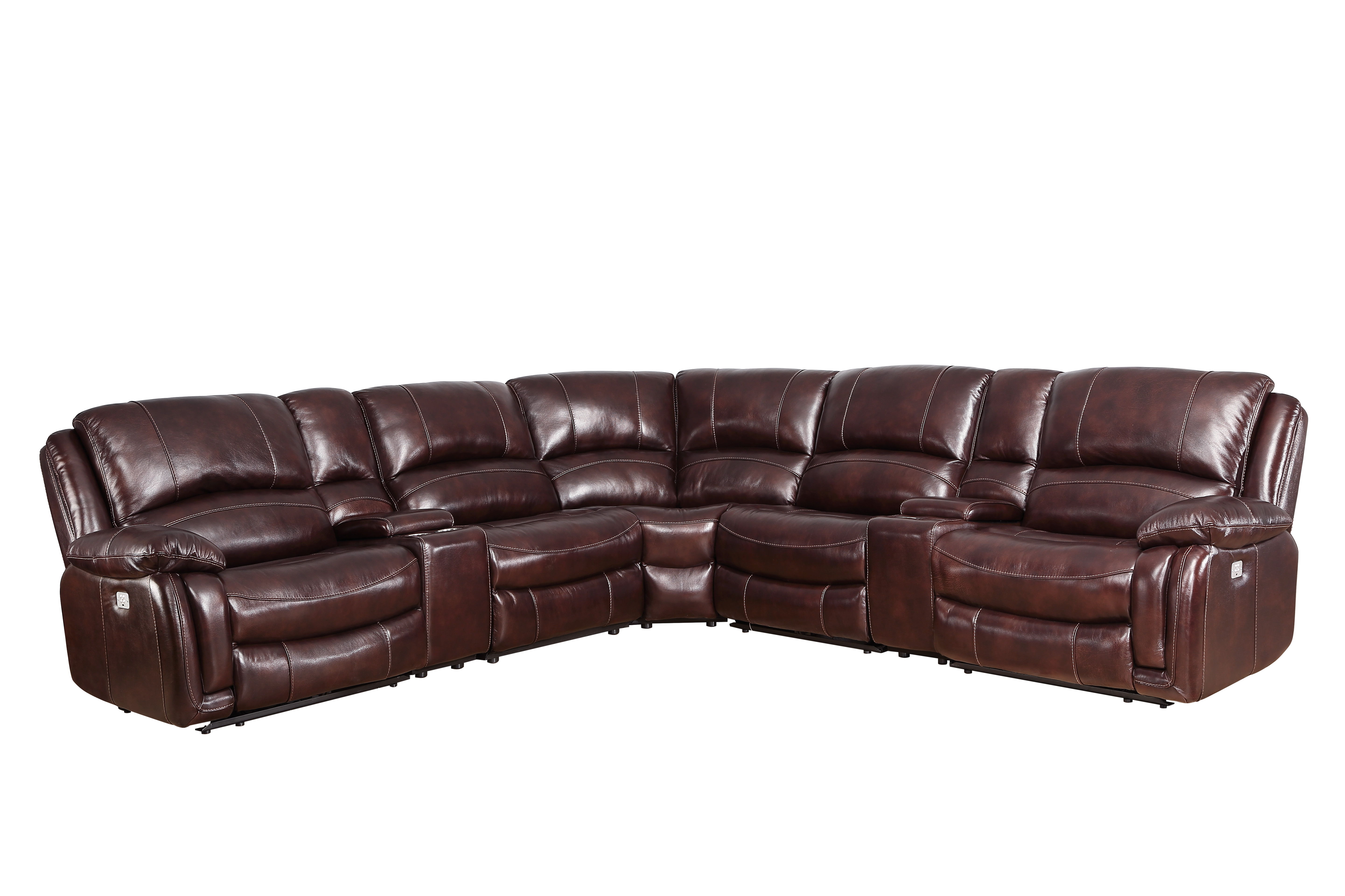 Denver - LAF Dual Power Recliner - Brown