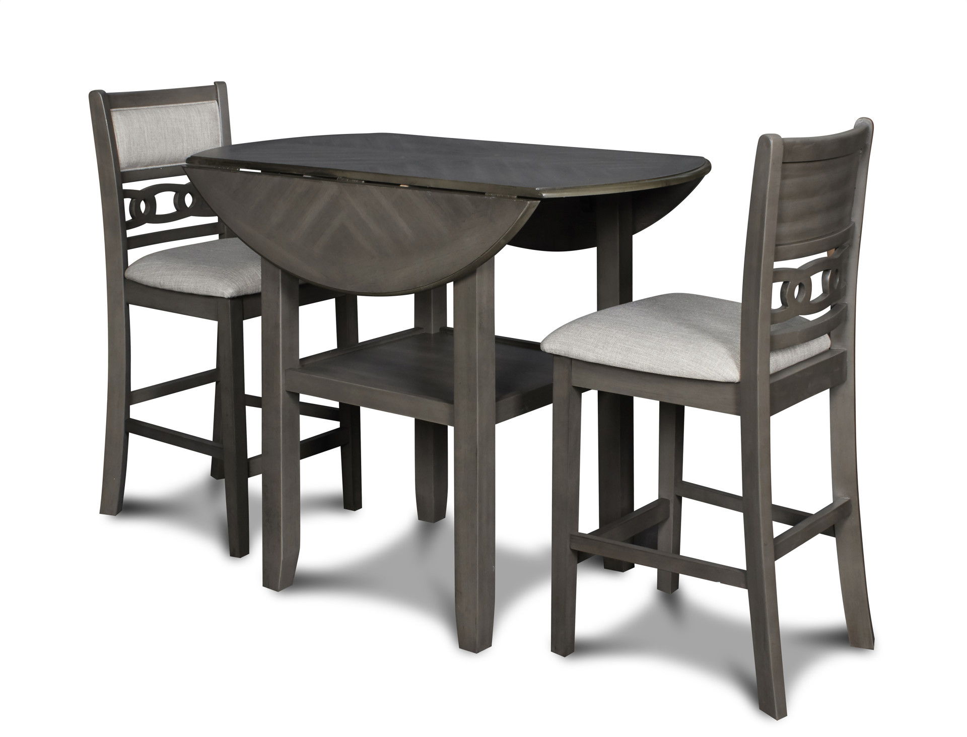 3 Pc · Counter Drop Leaf Table & 2 Chairs