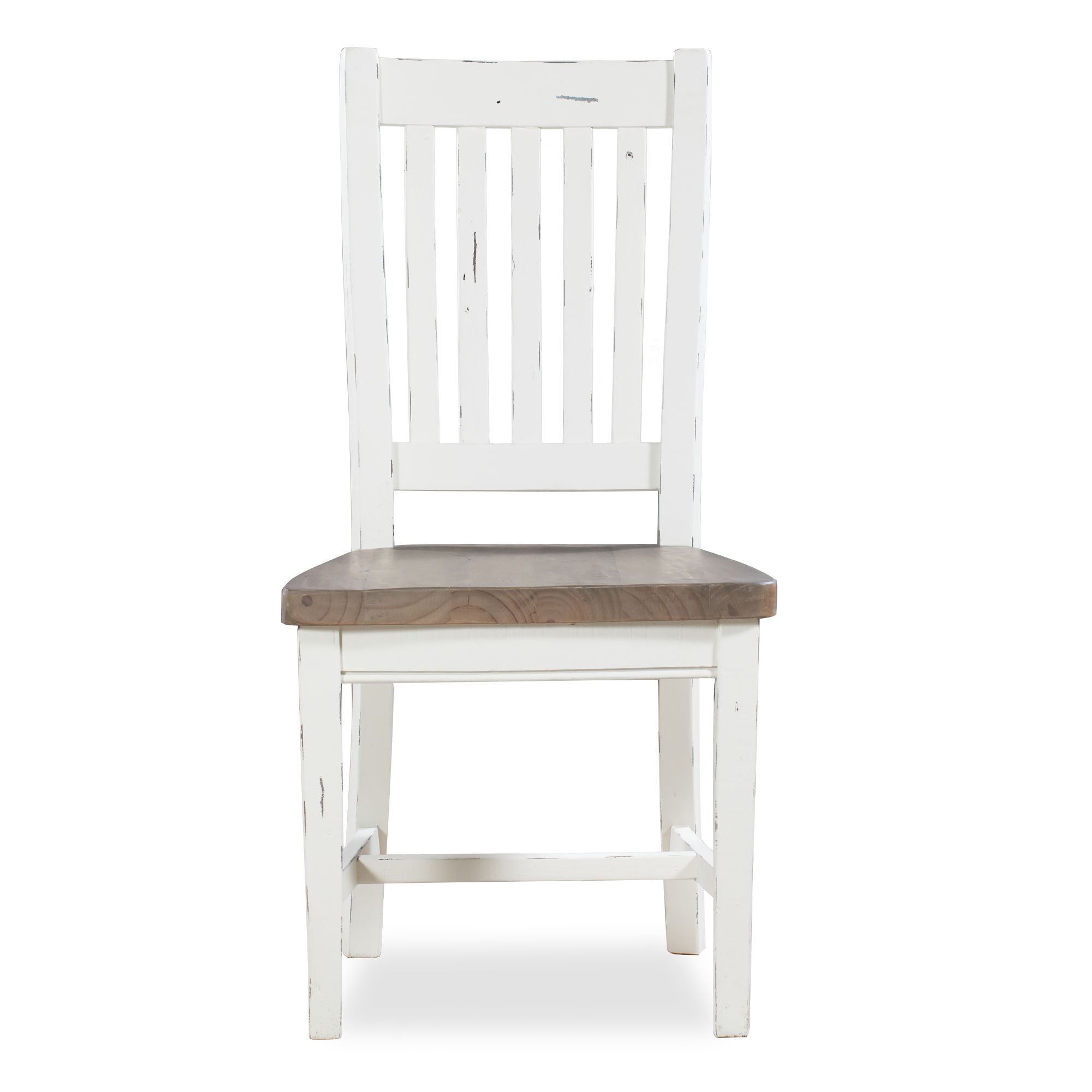 Chester - Dining Chair - Distressed White Image