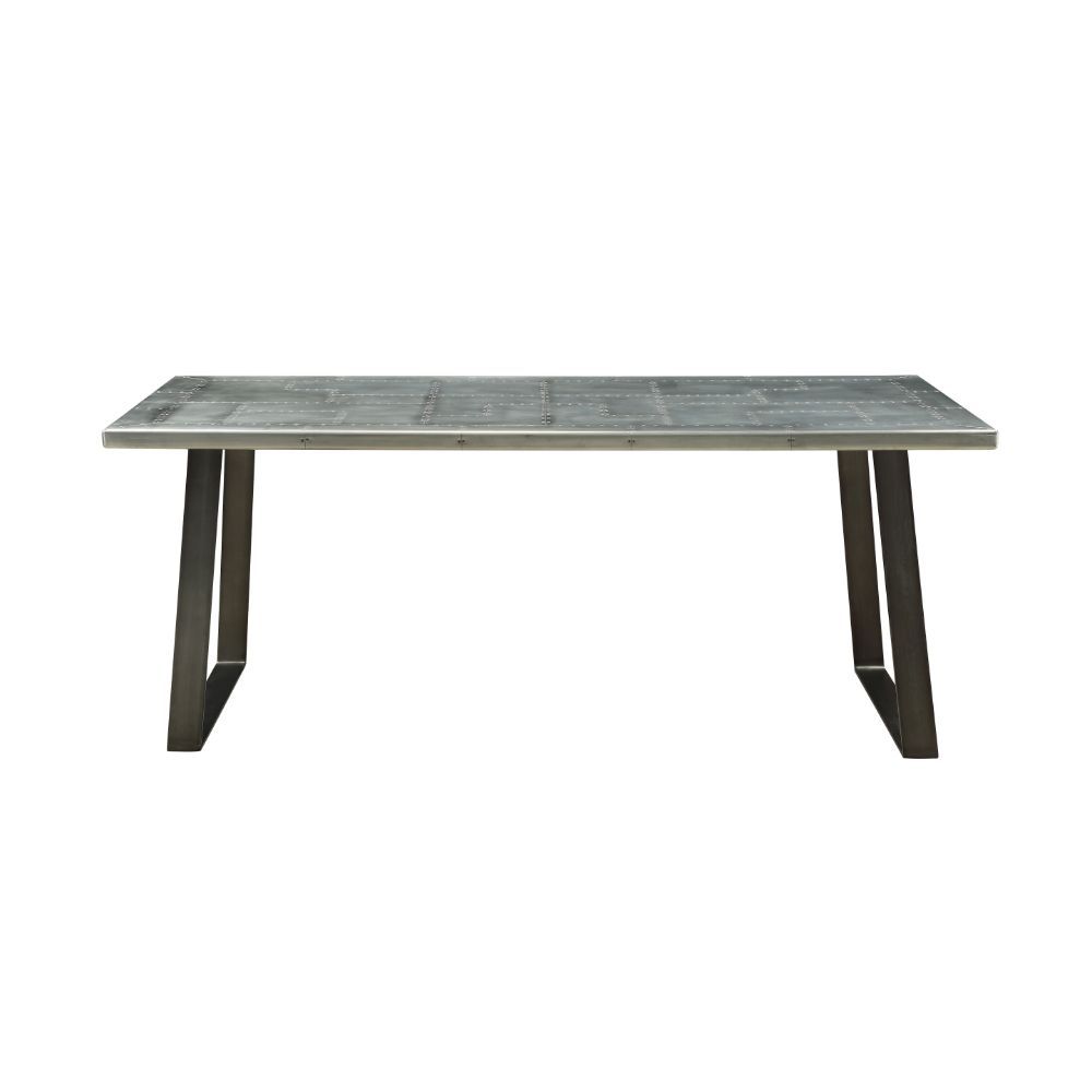 Kaylia - Dining Table - Aluminum & Gunmetal, silver, view 2