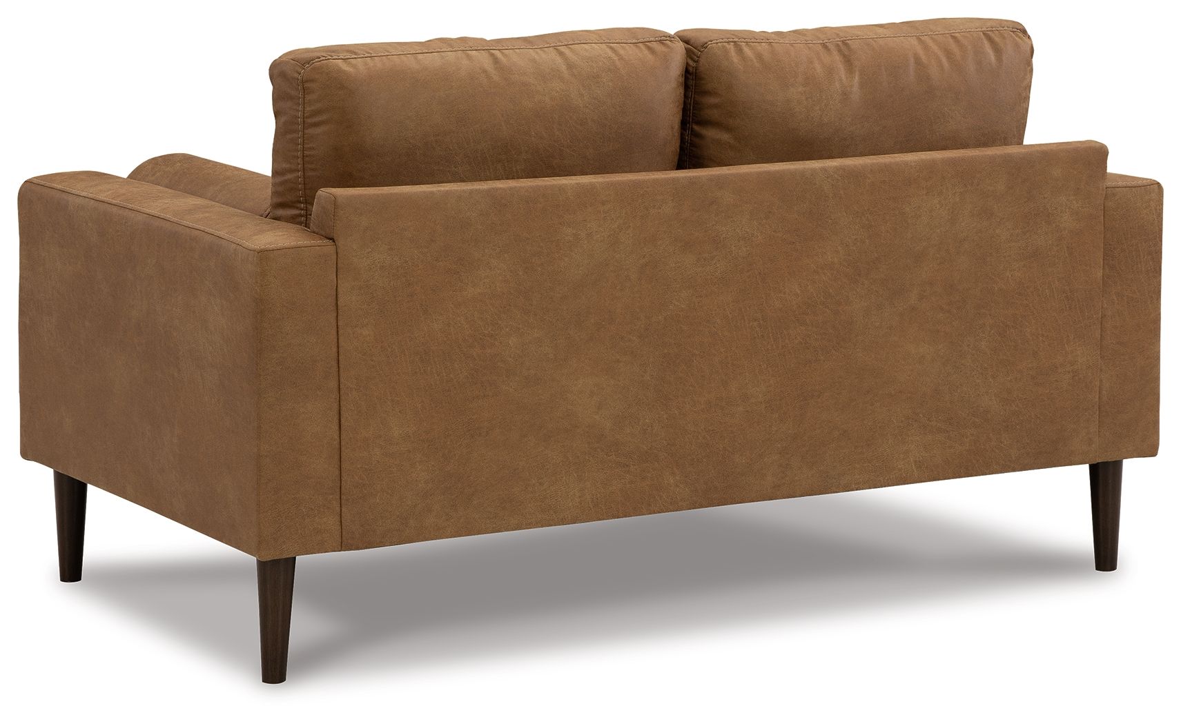Ashley Furniture Telora - Loveseat - Caramel - Image 5