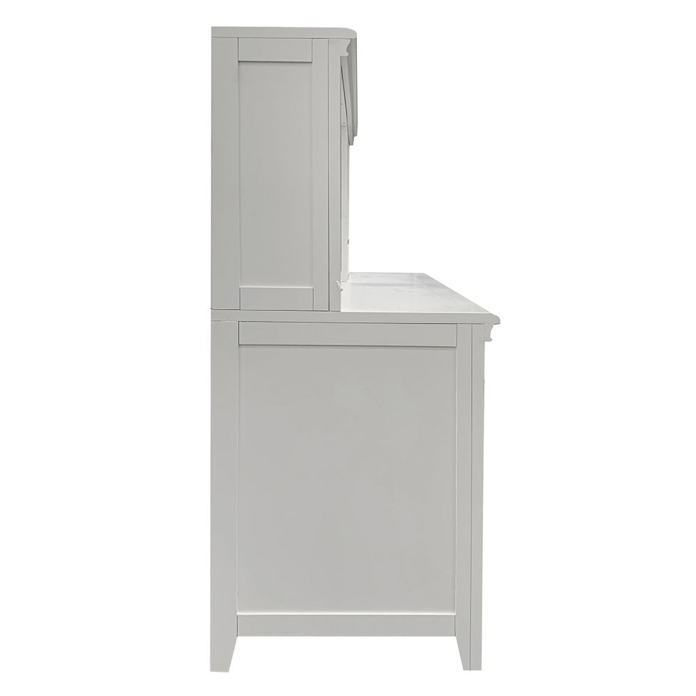Lacey - Writing Desk - White, white, view 7
