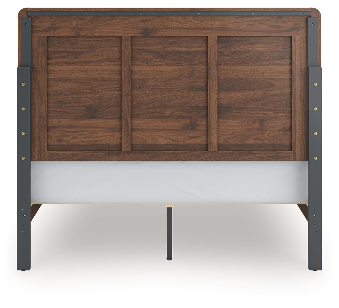 Ashley Furniture Fortlorn - Queen Panel Bed - Walnut Brown - Image 7