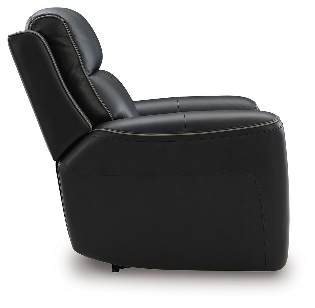 Ashley Furniture 5Z-Comfort - Power Recliner / Adjustable Headrest - Onyx - Image 5
