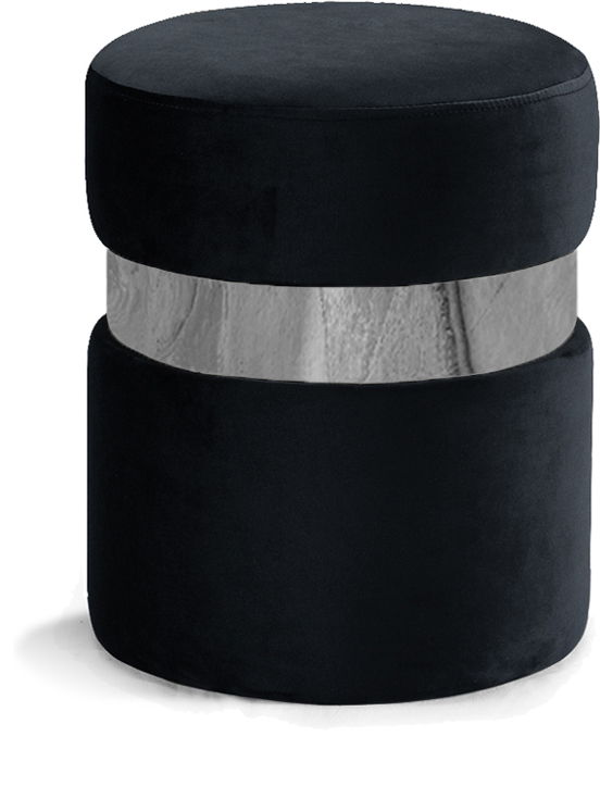 Hailey - Ottoman / Stool - Black