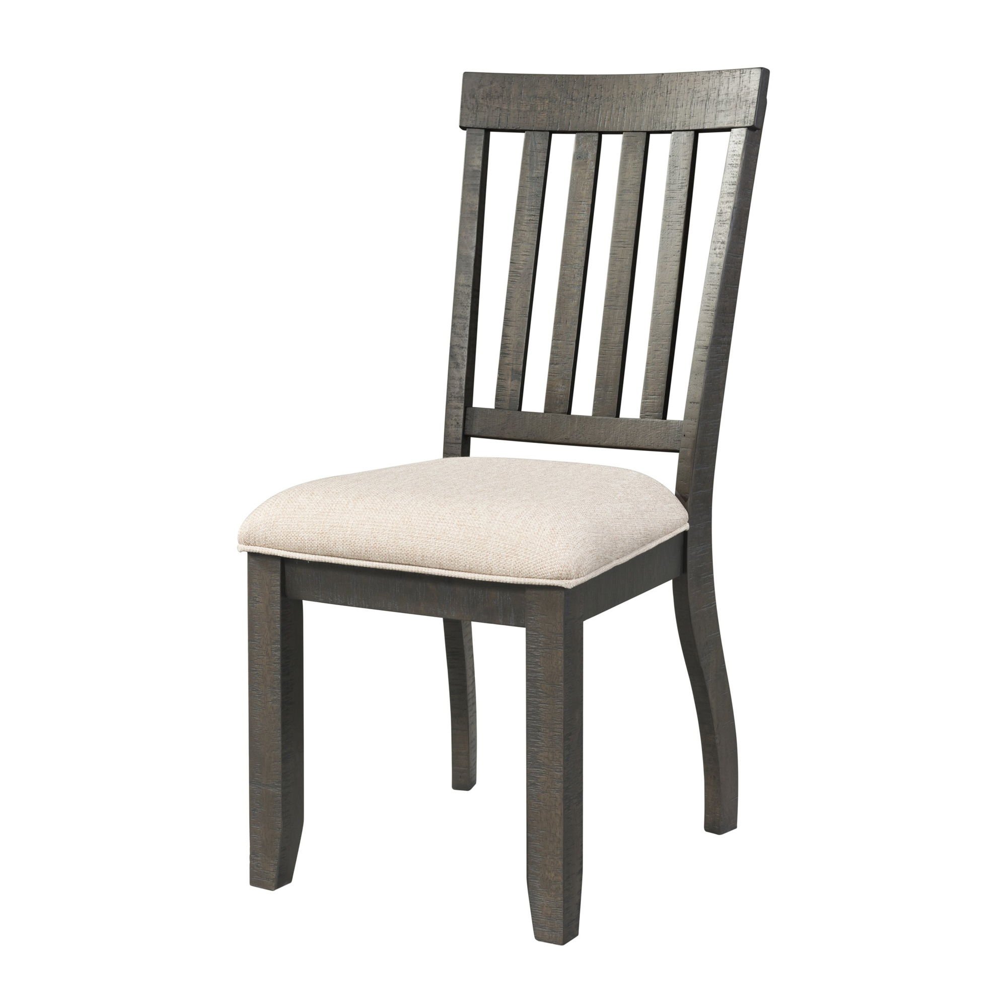 Stone - 7 Piece Dining Set (Table, Four Side Chairs And Two Parson Chairs) - Smokey Walnut