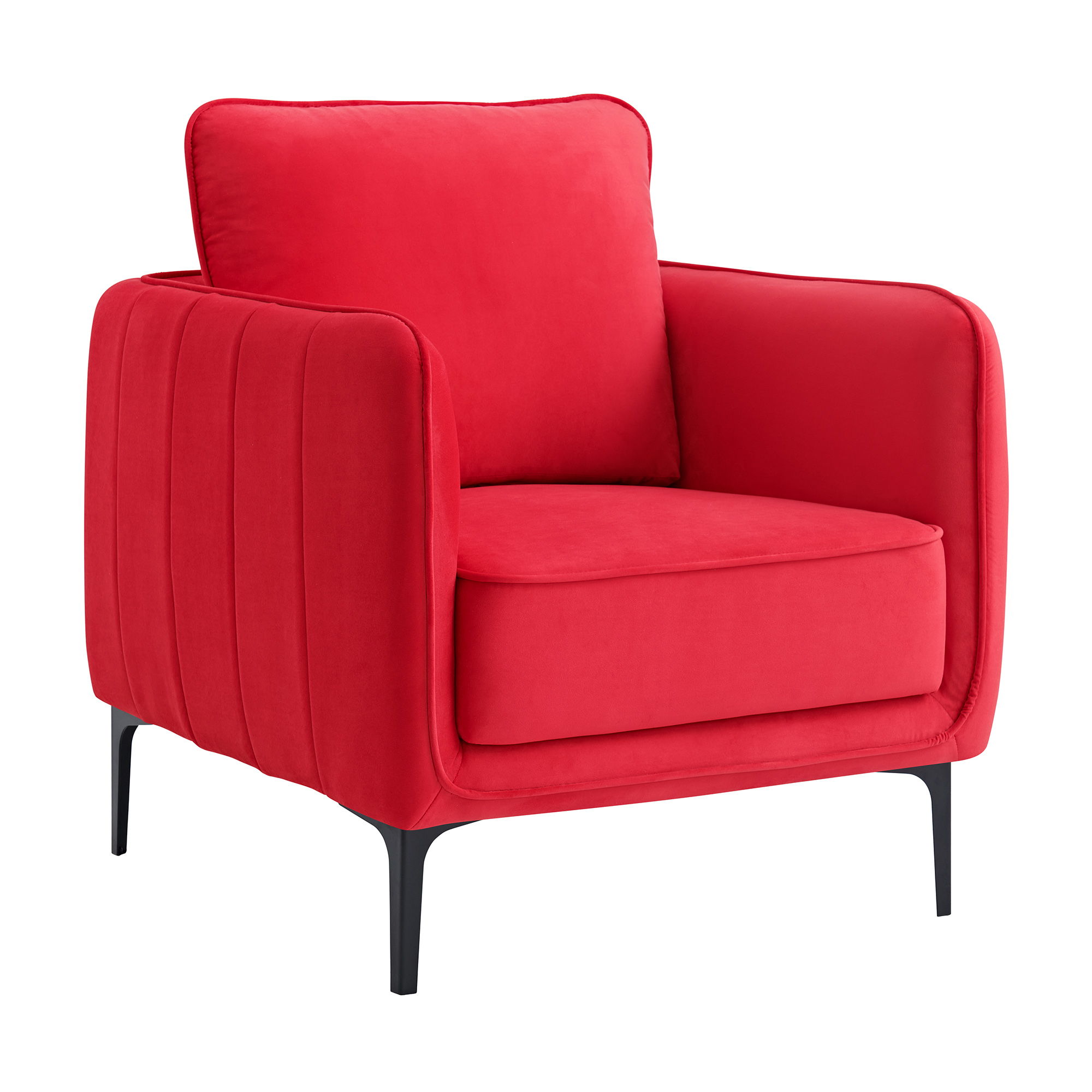Rae - Chair - Lavish Red Velvet