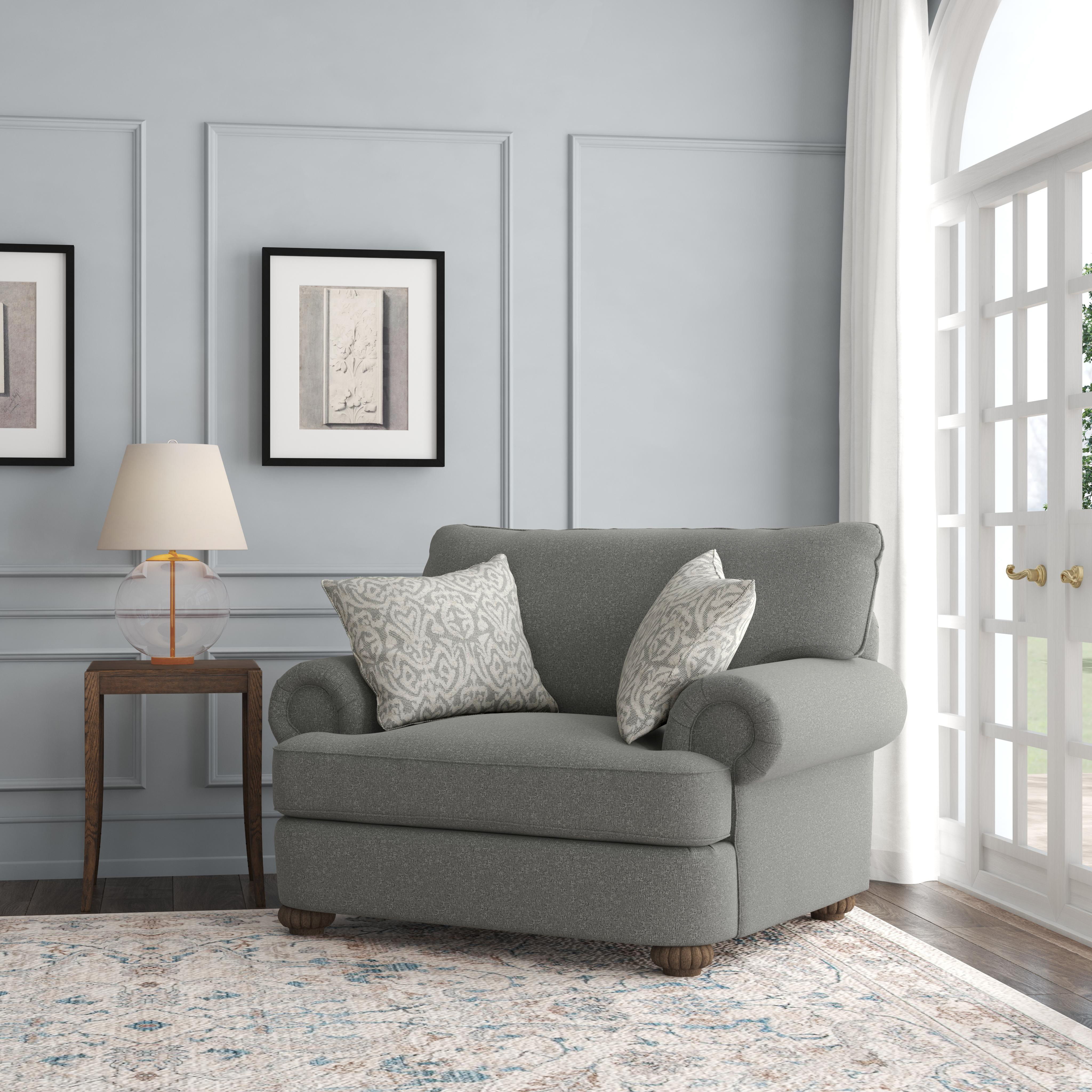 Patterson - Fabric Chair, dark gray, view 8